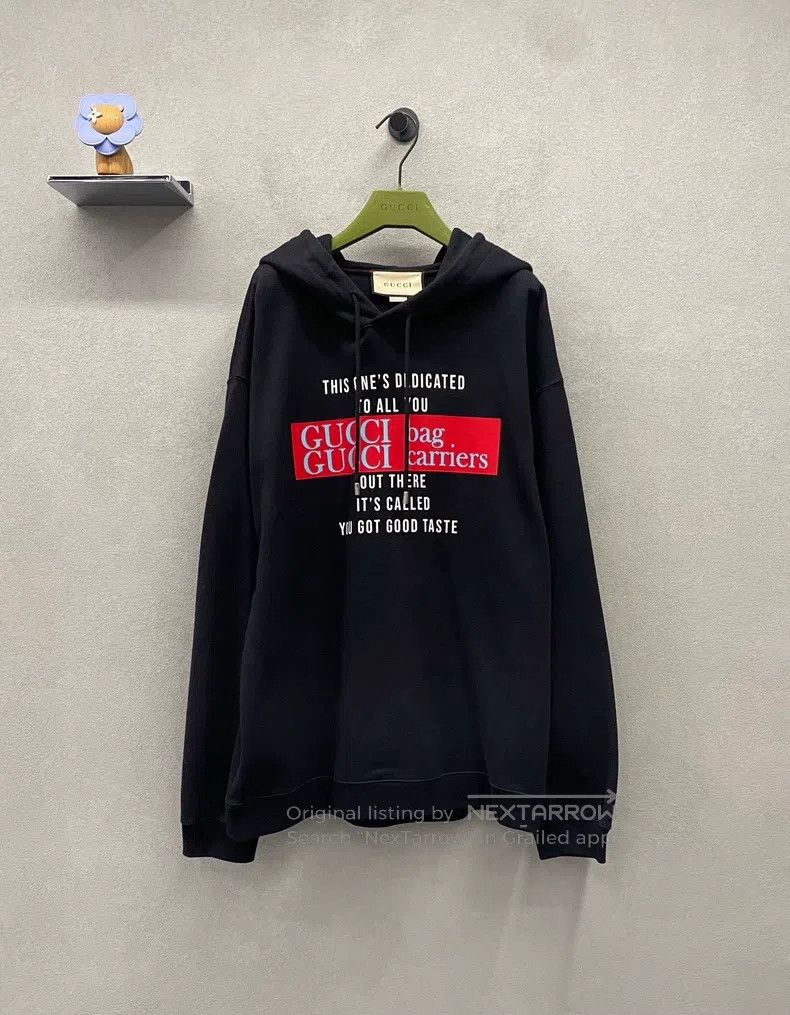 Gucci Gucci Black hooded sweatshirt Size US M / EU 48-50 / 2 - 1 Thumbnail