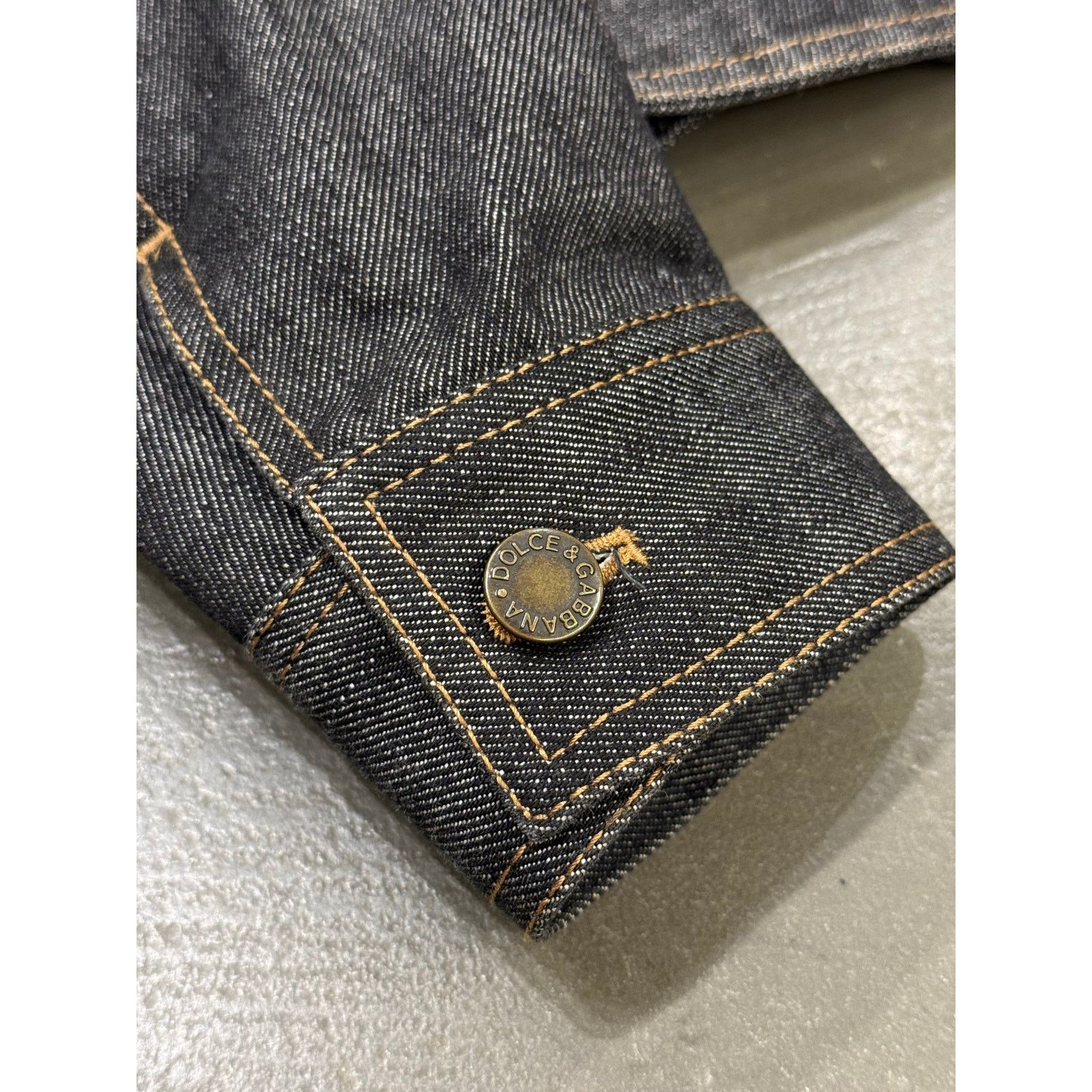 Dolce & Gabbana 2002 Dolce & Gabbana butterfly denim jacket Size US S / EU 44-46 / 1 - 7 Thumbnail