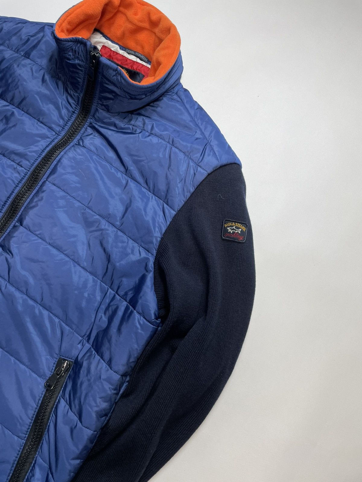 Paul & Shark Paul & Shark Blue Nylon Quilted Puffer Jacket Size M Size US M / EU 48-50 / 2 - 2 Thumbnail