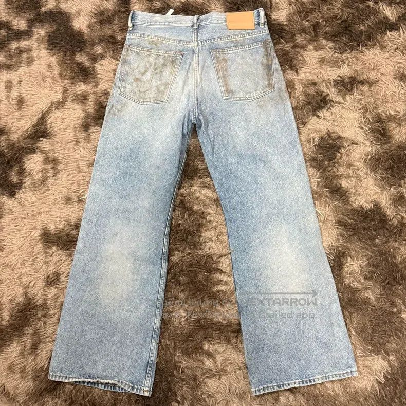 Acne Studios Acne Studios Mud-Dyed Hole Jeans Size US 29 - 2 Thumbnail