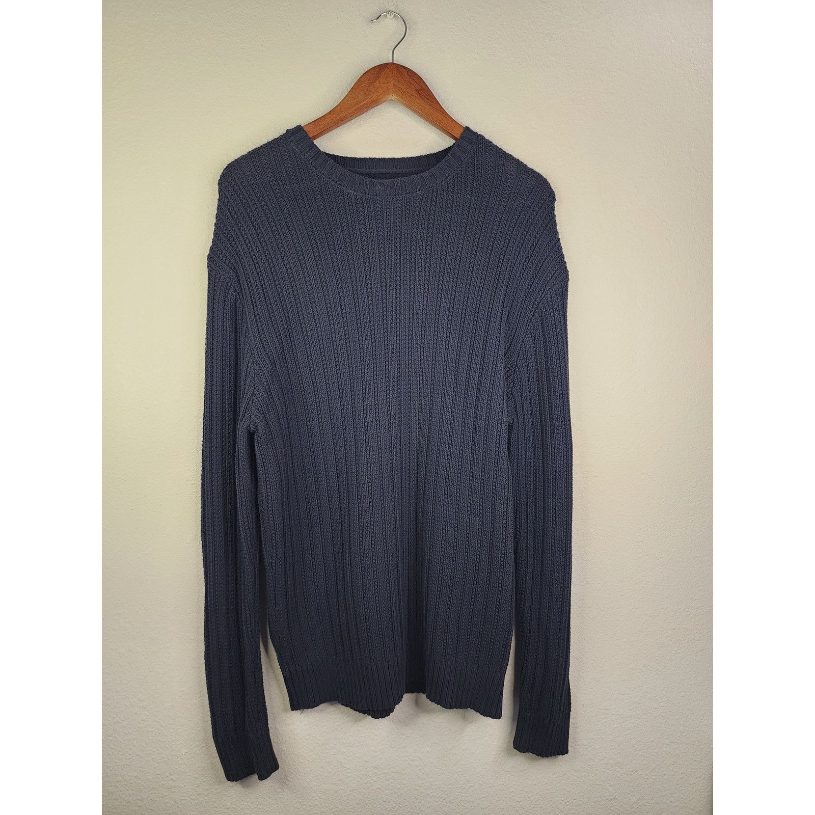 JACHS NY Jachs Knit Sweater Crewneck Classic Navy Men's Pullover XL Size US XL / EU 56 / 4 - 1 Thumbnail