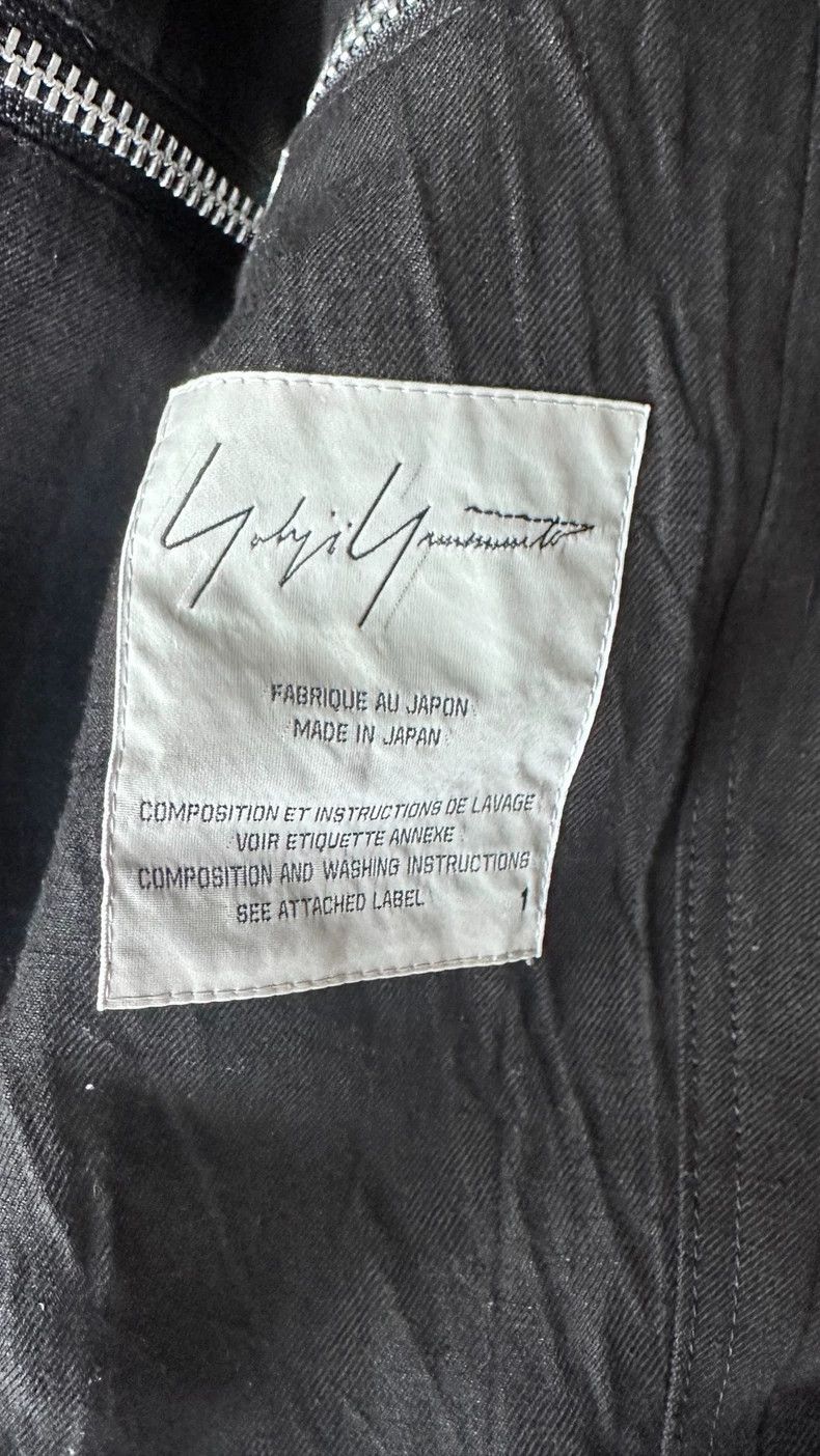Yohji Yamamoto Black zip-up jacket