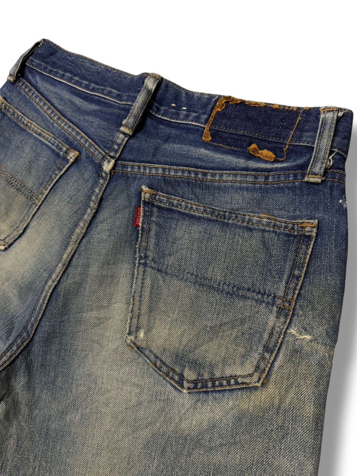 Big John Vintage 80s BIG JOHN BIG-WASHING Japan | Relaxed Straight 29 Size US 29 - 8 Thumbnail