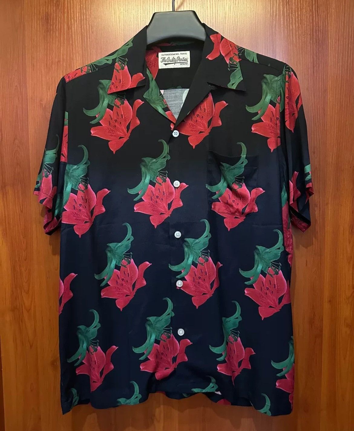 Wacko Maria wacko Maria blood rose shortsleeved shirt - DMC Size US M / EU 48-50 / 2 - 1 Thumbnail