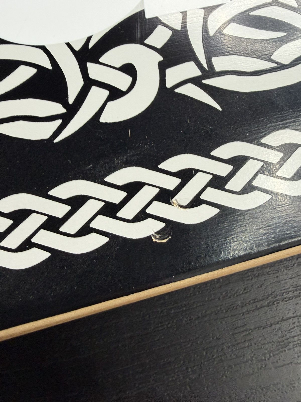 Supreme Supreme Celtic Knot Skateboard Deck Black Size ONE SIZE - 4 Thumbnail
