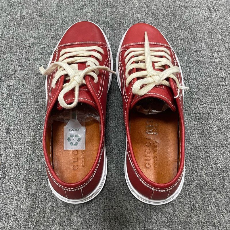 Gucci Gucci Stylish Leather Sneakers for Men - Size US 8.5 / EU 41-42 - 3 Thumbnail