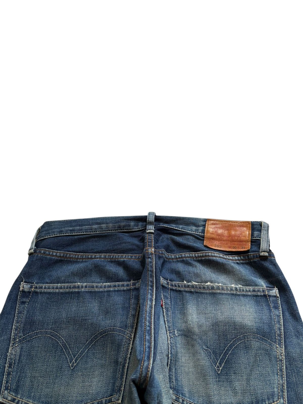Levi's Vintage 90s Levis 503 Selvedge Mud Wash Distress Baggy Jeans Size US 32 / EU 48 - 8 Thumbnail