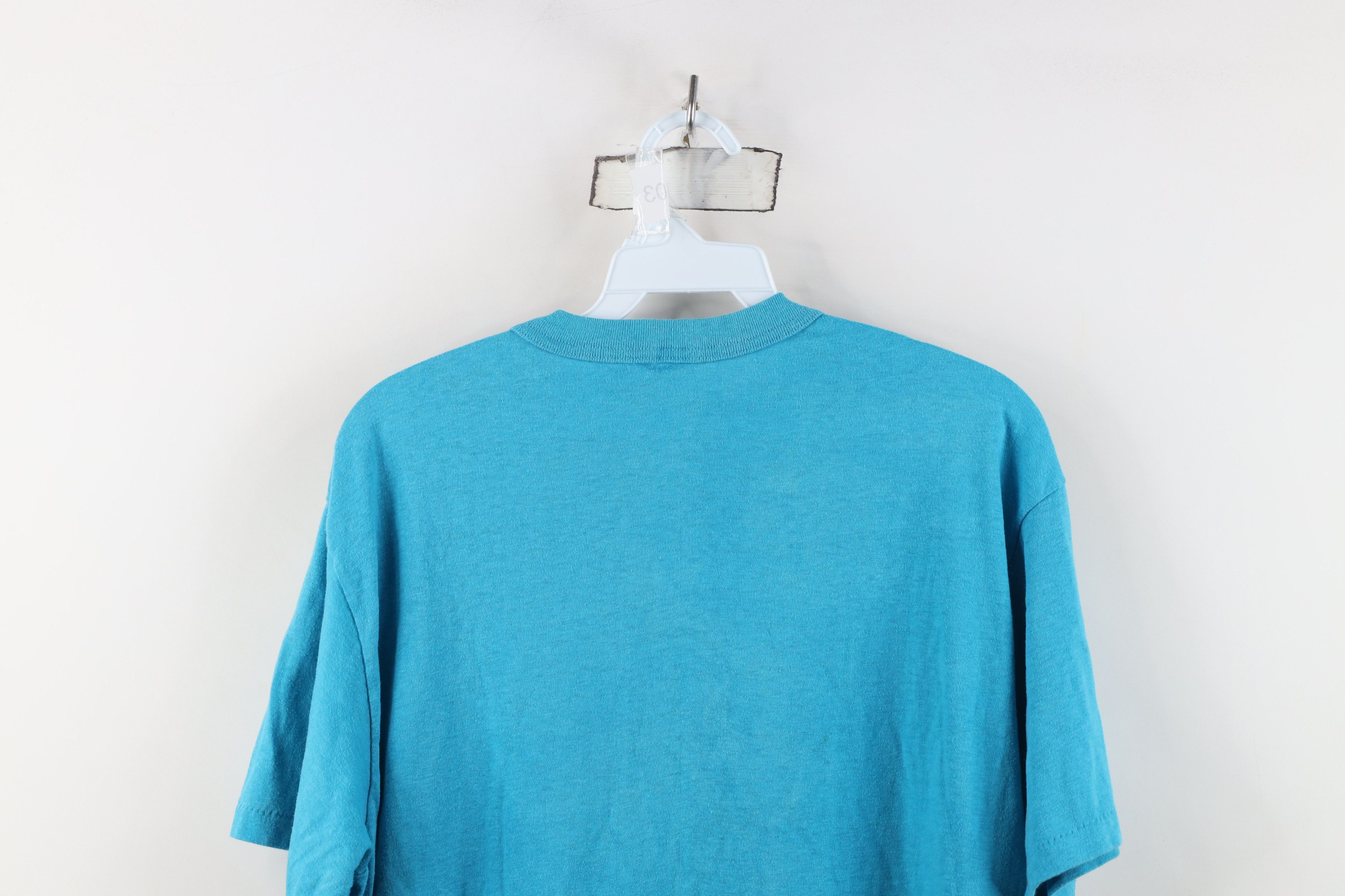 Vintage Vintage 70s 80s Captain Kirk Star Trek T-Shirt Blue USA Size US XL / EU 56 / 4 - 11 Thumbnail