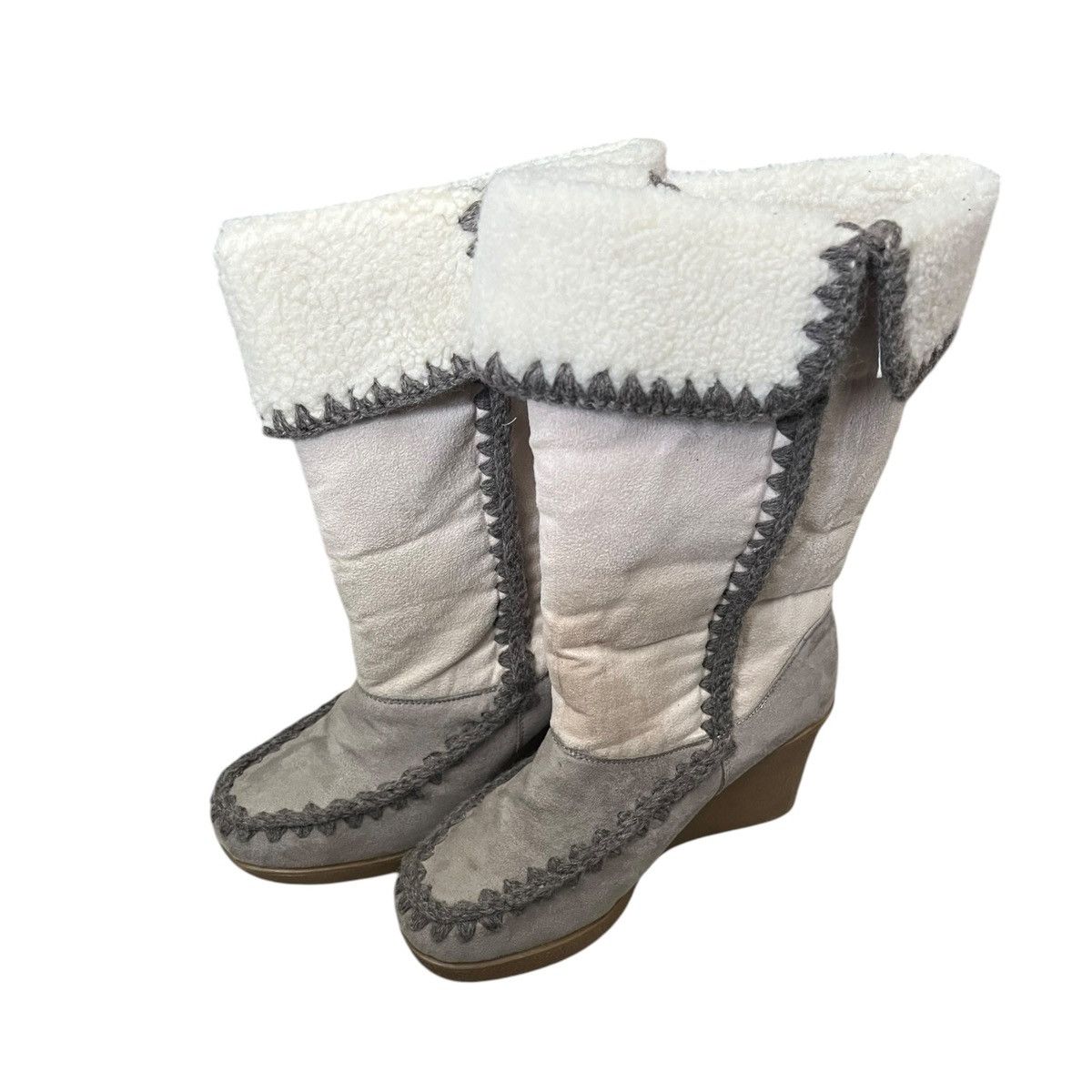 Japanese Brand × Vintage Boots with da fur Size US 8.5 / IT 38.5 - 2 Thumbnail