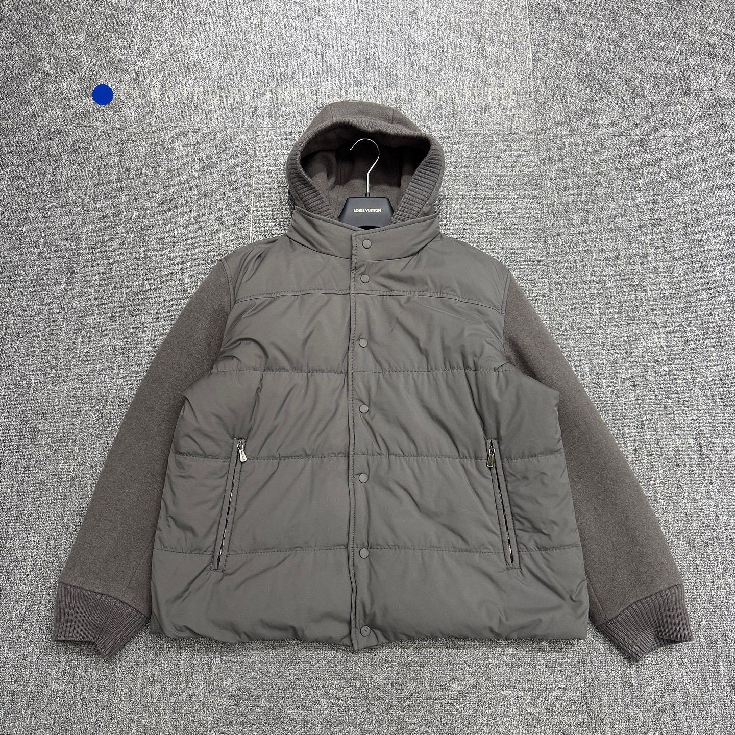 Loro Piana Gray Quilted Hooded Jacket - XXL Size US XXL / EU 58 / 5 - 1 Thumbnail
