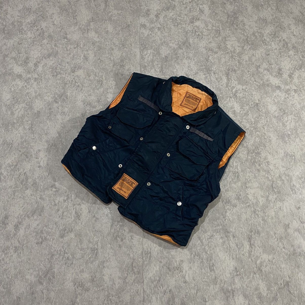 Schott Vintage Schott Flyer Bomber Navy w/ Removable Vest Lining Size US S / EU 44-46 / 1 - 8 Thumbnail