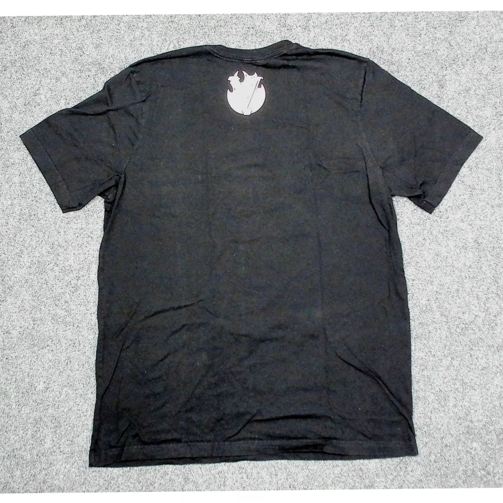 Vintage VINTAGE Goth Demonic Womens Oversized Y2K Skull Graphic T Shirt Dress Flaming V Logo 2XL Womens Mens Girls Size XXL / US 16-18 / IT 52-54 - 4 Thumbnail