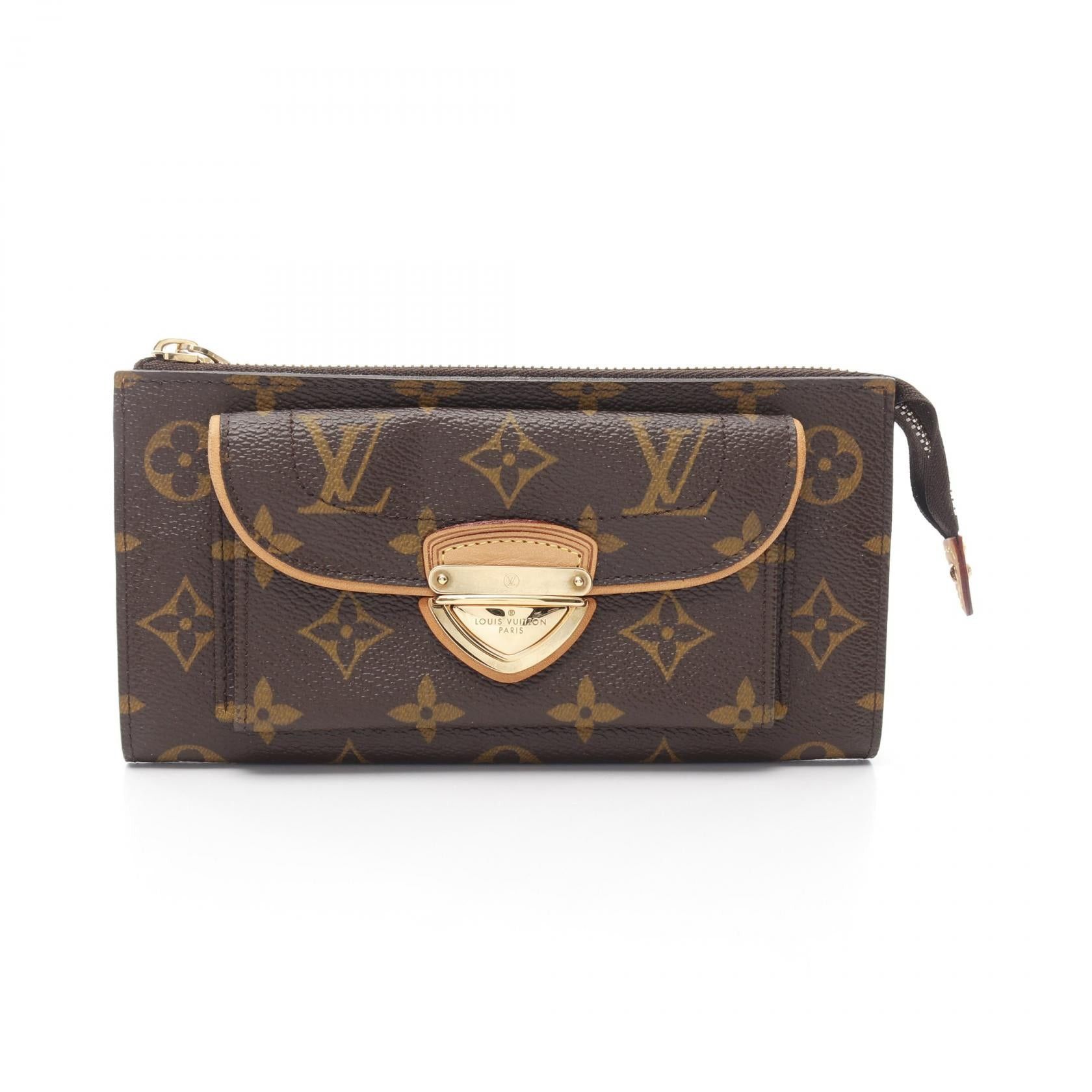 Louis Vuitton Louis Vuitton Portefeuil Astrid Monogram Long Wallet Leather Brown Size ONE SIZE - 1 Thumbnail