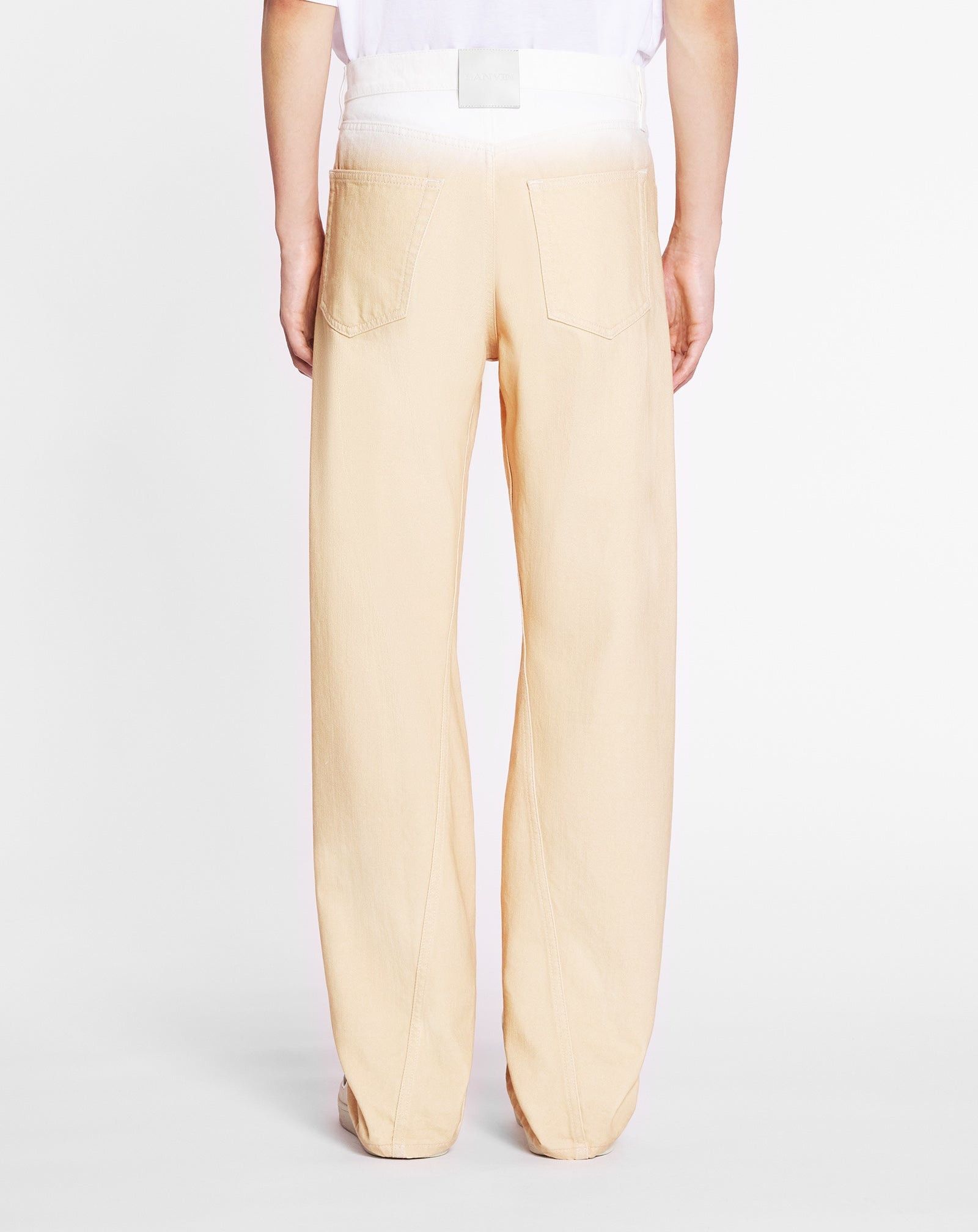 Lanvin o1mle0426 Twisted Pants With A Gradient Effect Size US 40 / EU 56 - 4 Thumbnail