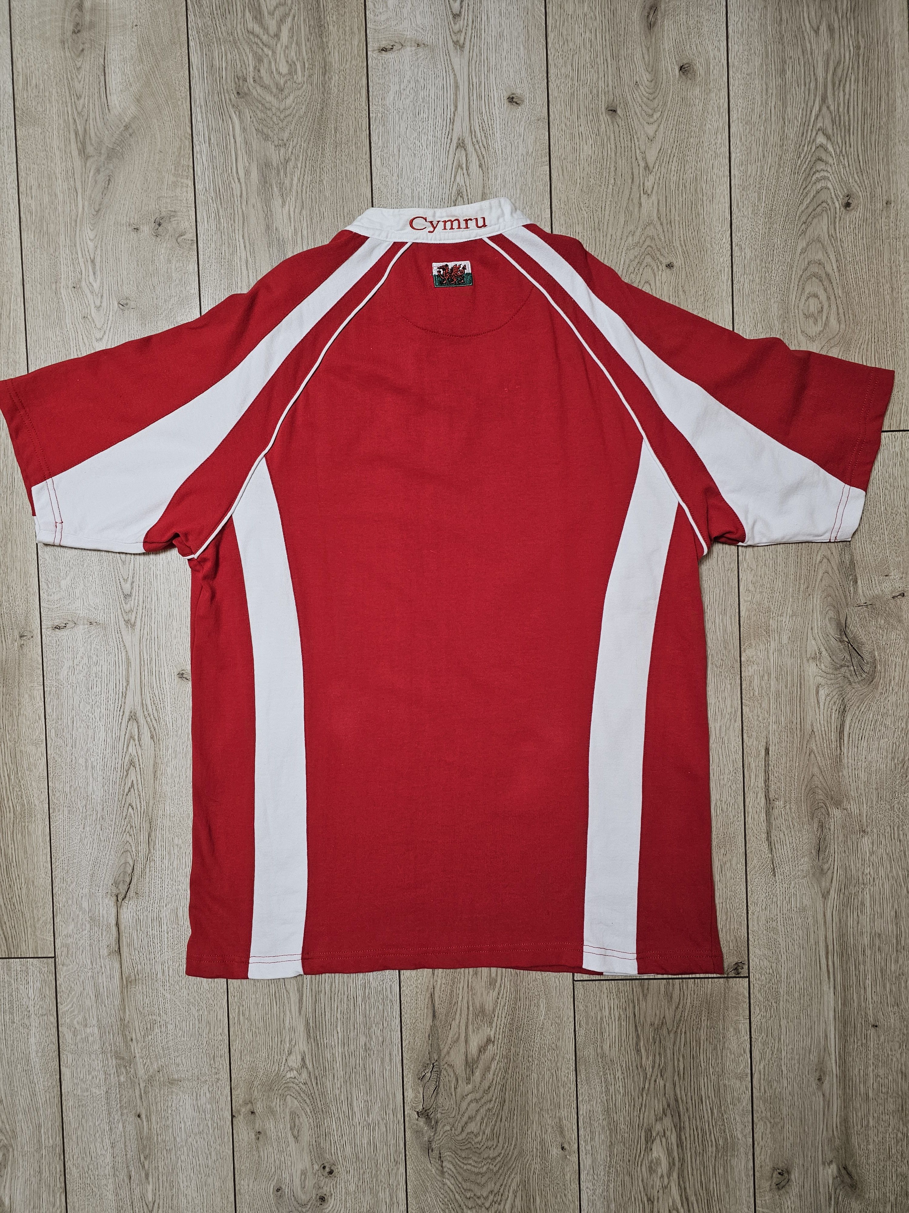 Vintage WALES RUGBY JERSEY VINTAGE WRU RUGBY SHIRT Size US XL / EU 56 / 4 - 2 Thumbnail
