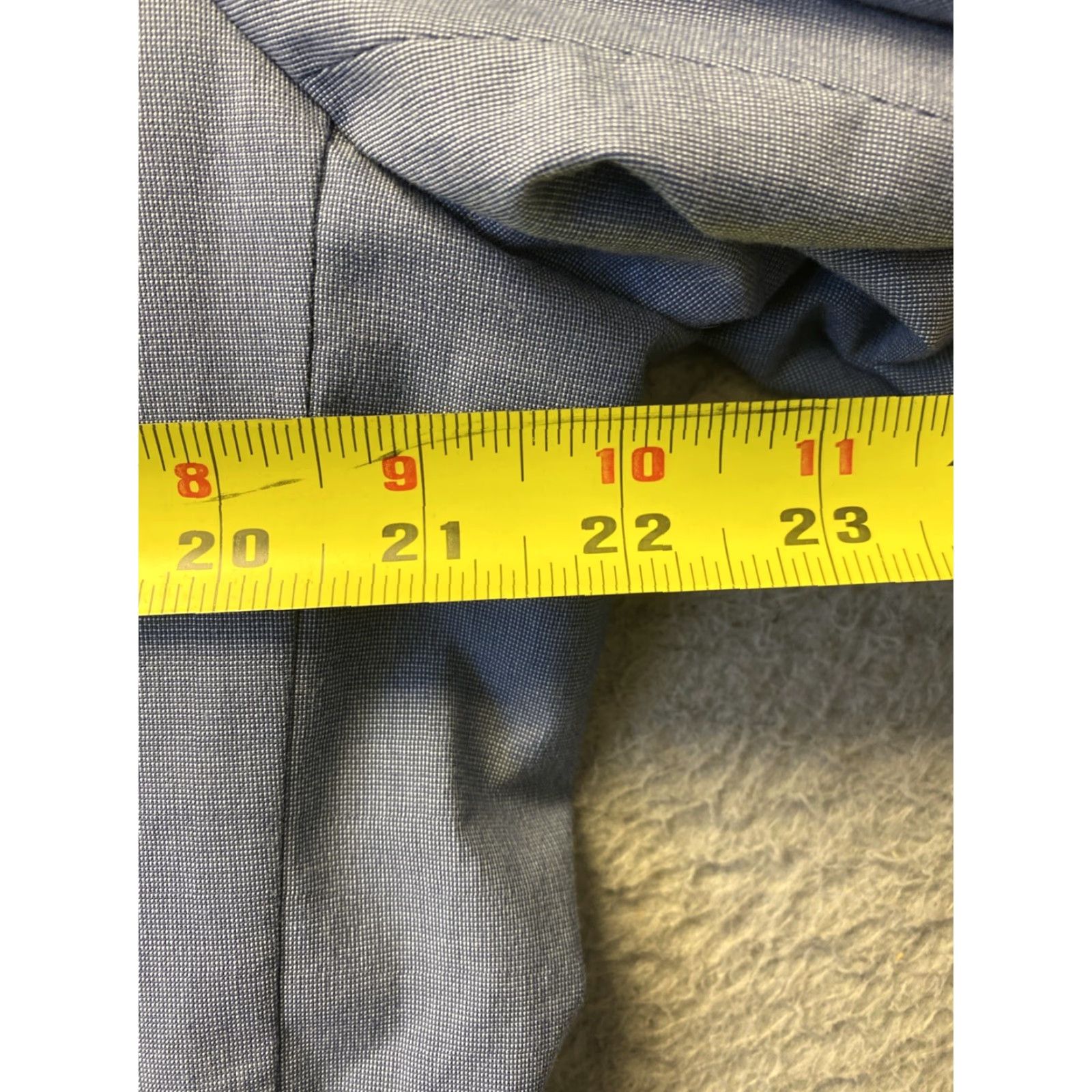 Banana Republic VINTAGE Banana Republic Men's Sport Coat Blazer 44R Blue Two-Button Single-Breasted Wool Spandex 90s Formal Size 44R - 5 Thumbnail