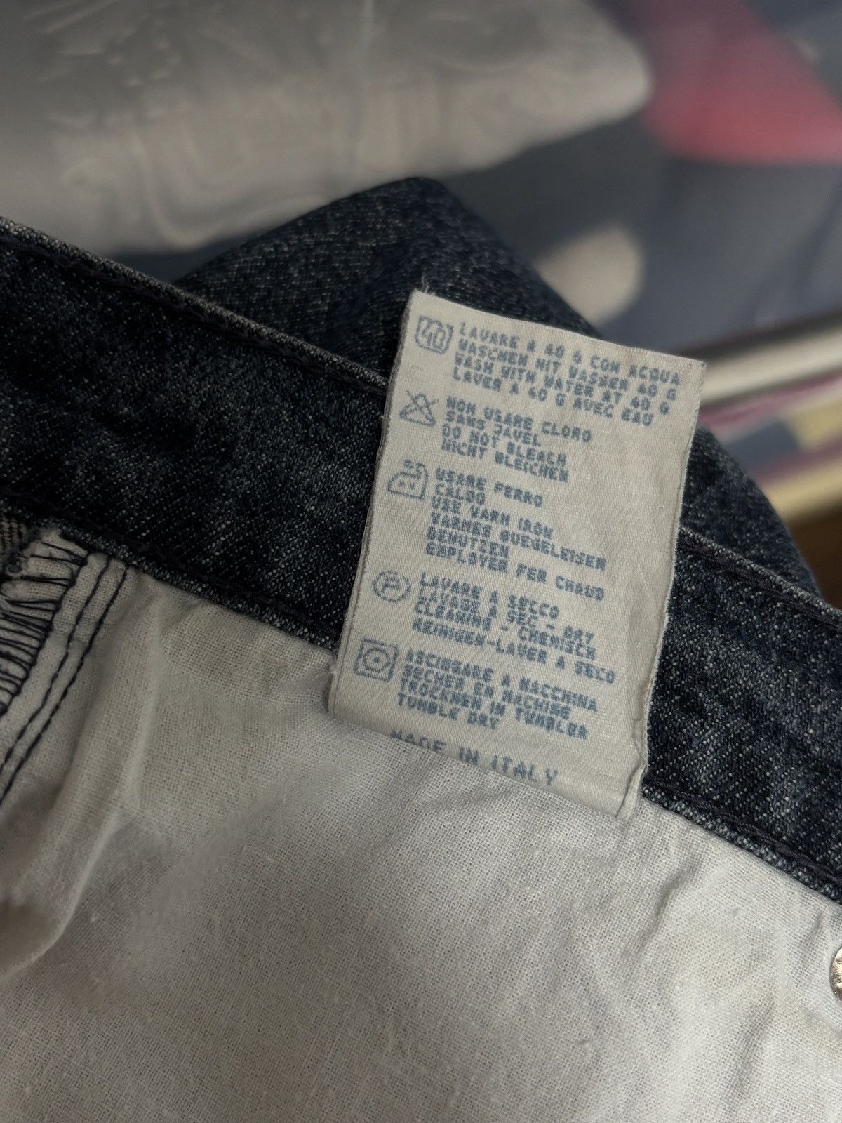 Valentino Valentino Jeans dark blue vintage pants Size 25" / US 0 / IT 36 - 11 Thumbnail