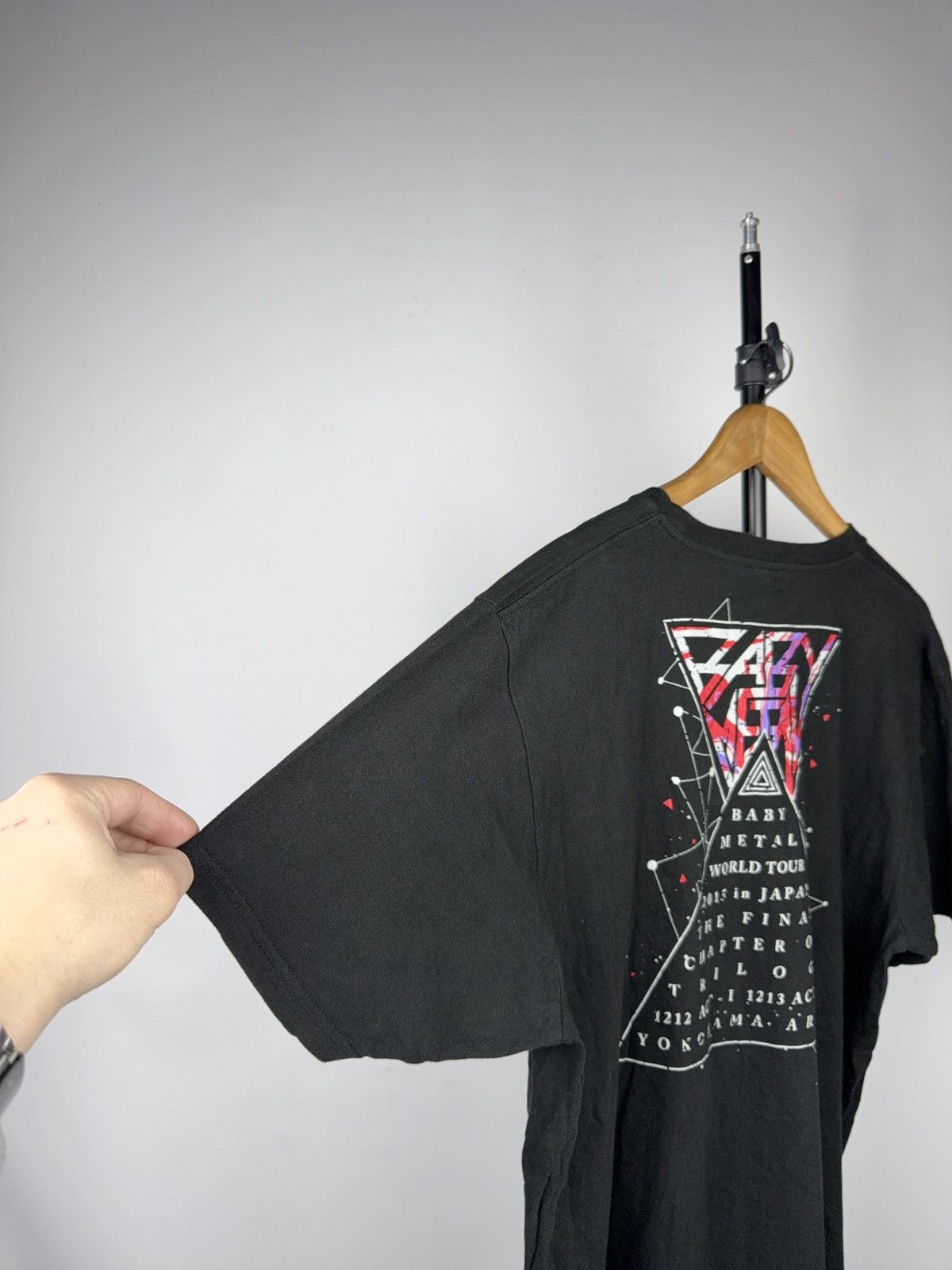 Band Tees Babymetal World Tour 2015 Japan Yokohama T Shirt Size US XL / EU 56 / 4 - 15 Thumbnail