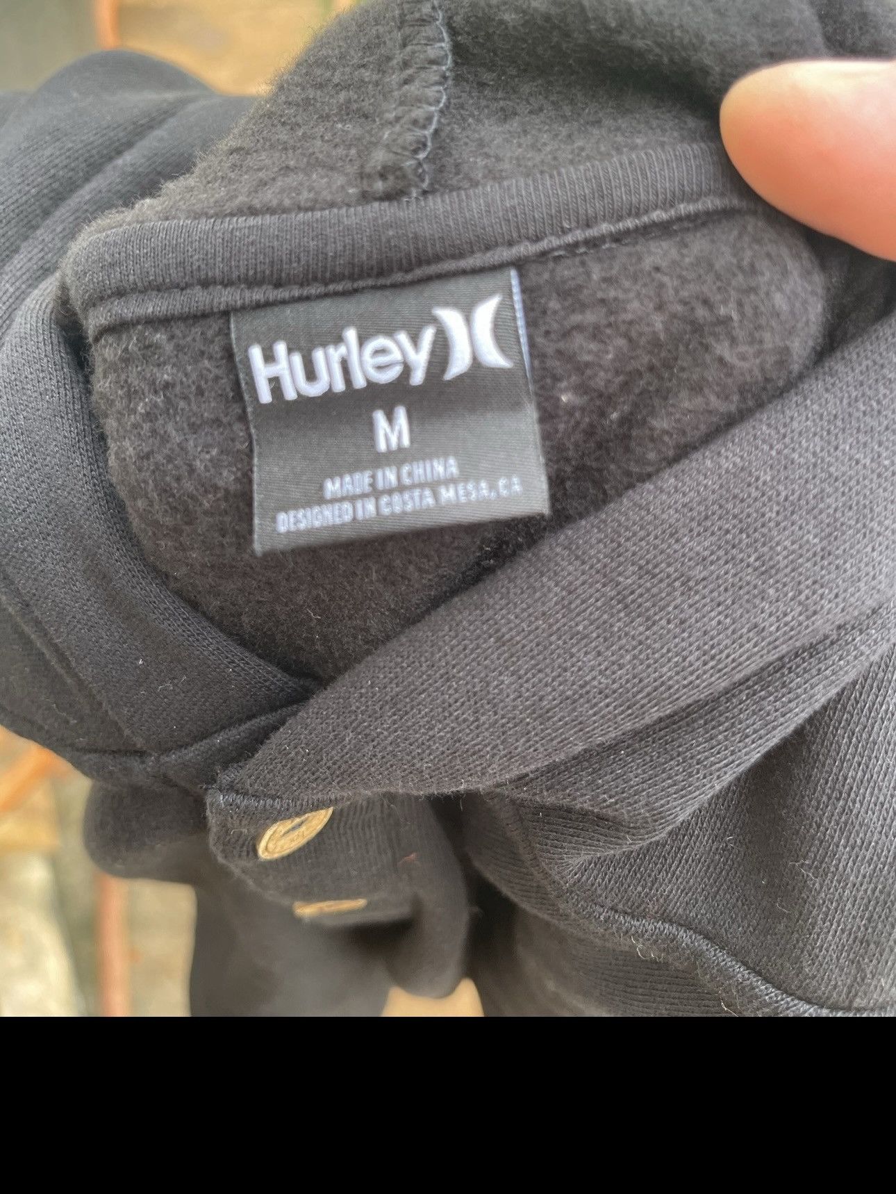 Hurley New Sig Zane/Hurley Black Hoody Pullover Sweatshirt Men's L Size US M / EU 48-50 / 2 - 6 Thumbnail