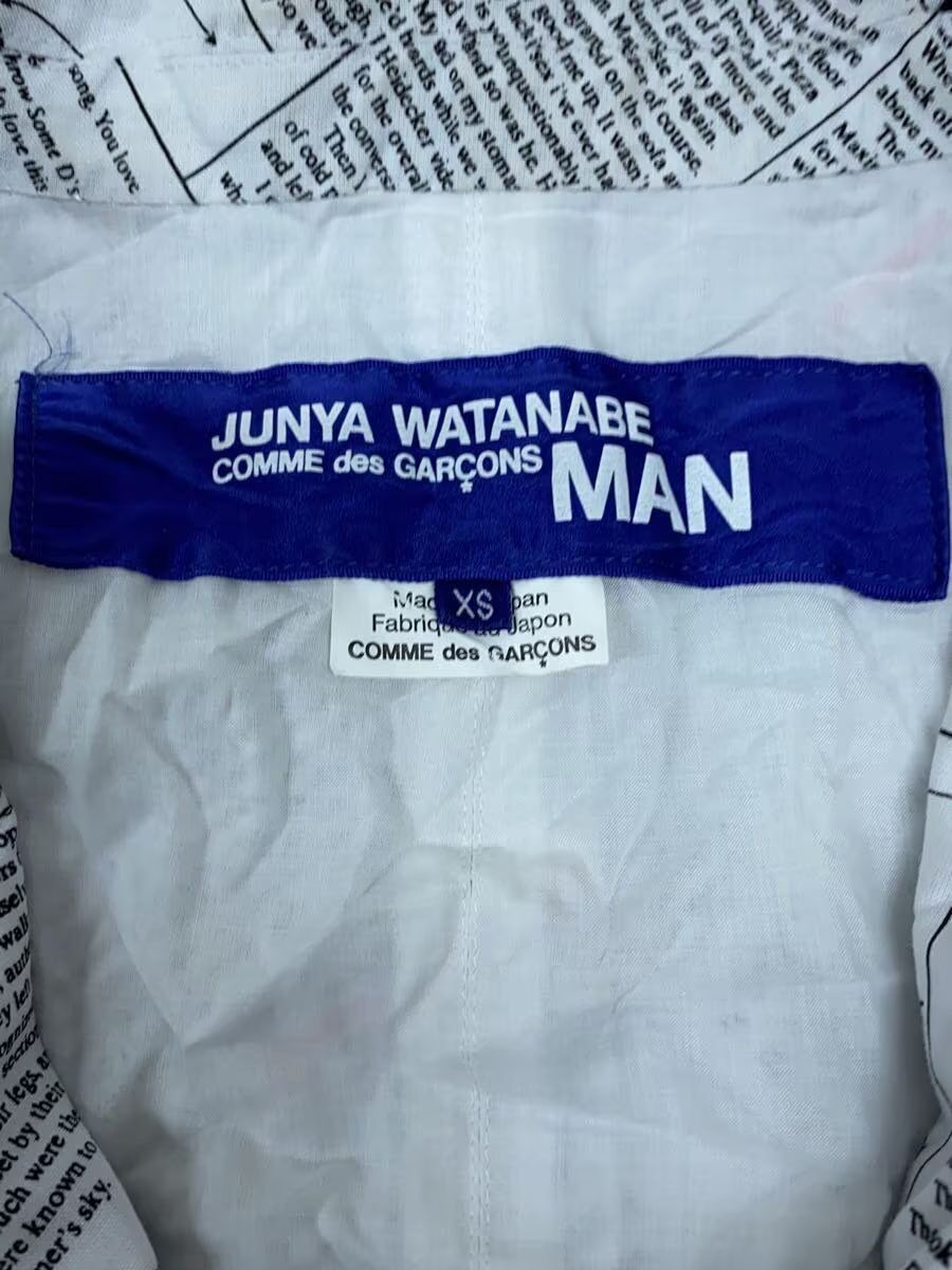 Junya Watanabe AD2019 "Civilization" Linen Newspaper Button Up Shirt Size US XS / EU 42 / 0 - 5 Thumbnail