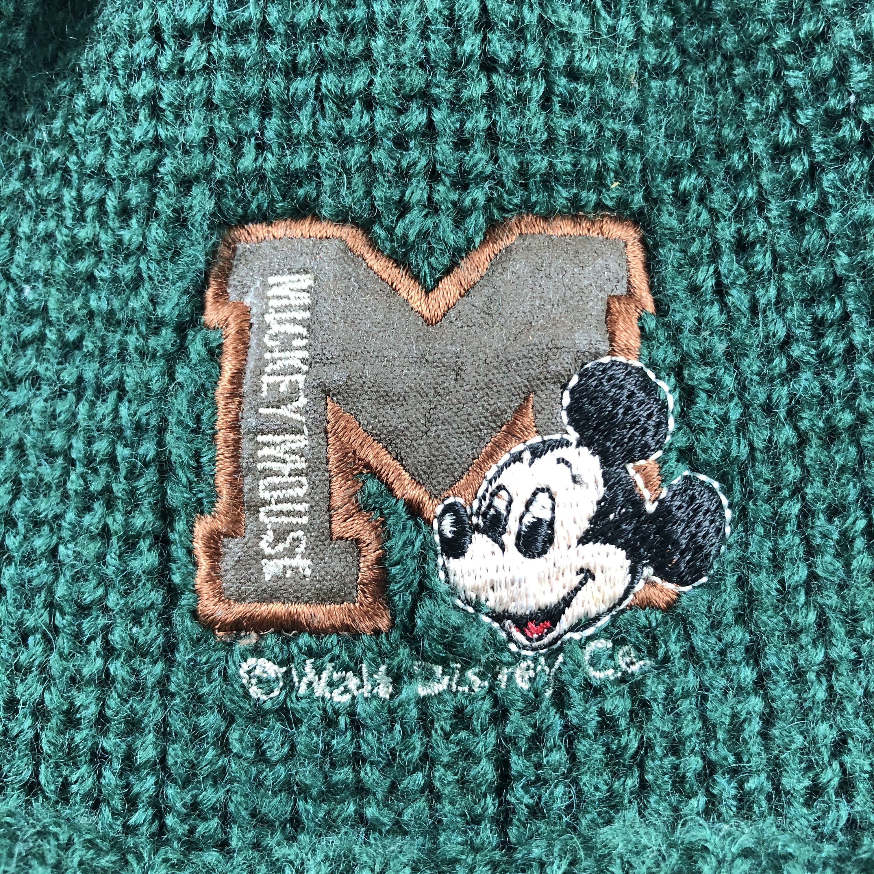 Mickey Mouse × Vintage Mickey Mouse Beanie Snow Hat Snow Cap -D343 Size ONE SIZE - 4 Thumbnail