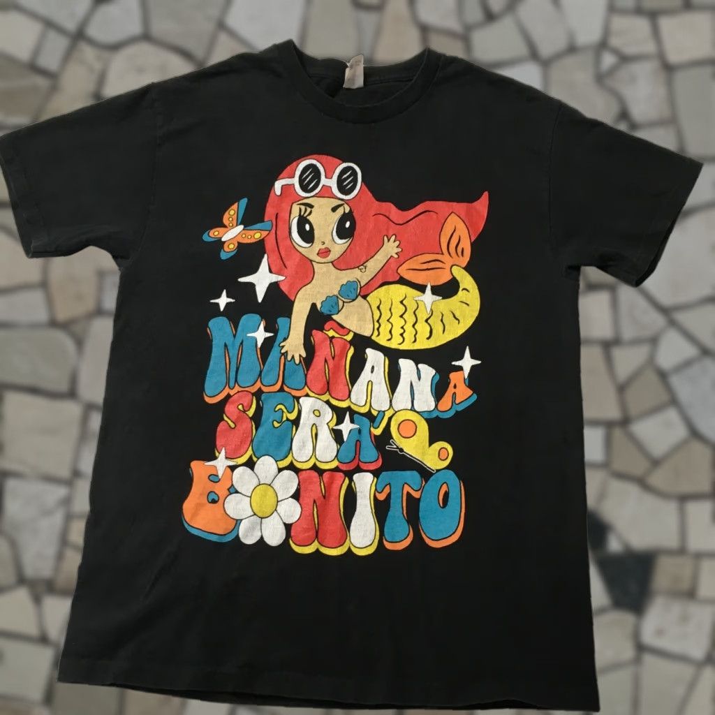 Fruit Of The Loom VINTAGE Karol G Manana Sera Bonito Concert T-shirt medium Black Crew Fruit of the Loom Shirt Mens M Black Cotton Graphic Print 2020-2029 Size US M / EU 48-50 / 2 - 1 Thumbnail