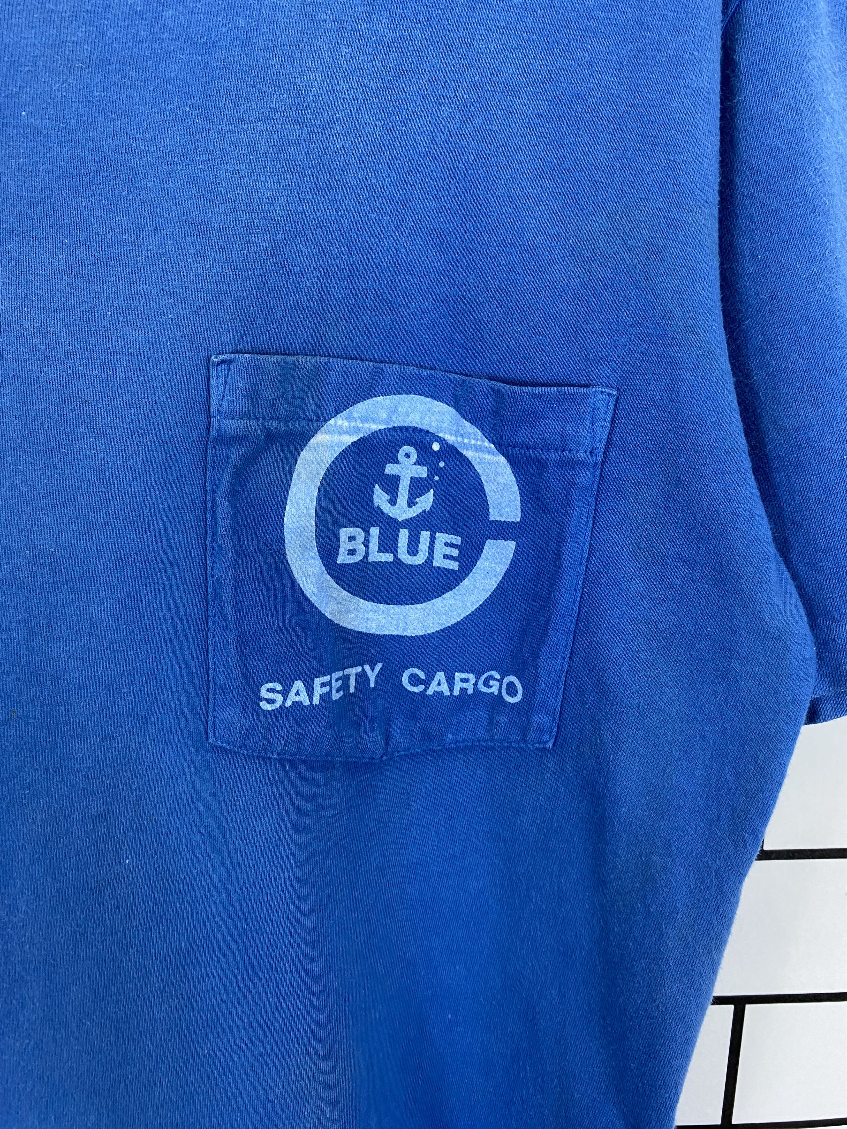 Blue Blue Japan Vintage Y2K Japanese Brand Blue Blue T-Shirt Size US L / EU 52-54 / 3 - 3 Thumbnail