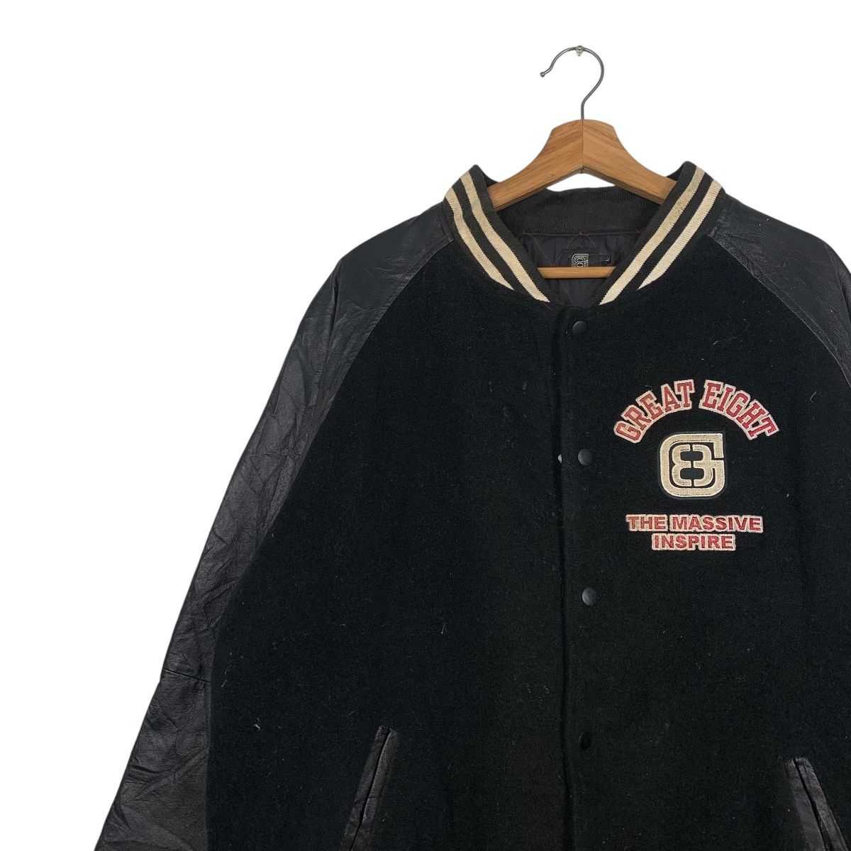Japanese Brand Japanese Brand Great Eight Varsity Jacket Size US XL / EU 56 / 4 - 6 Thumbnail