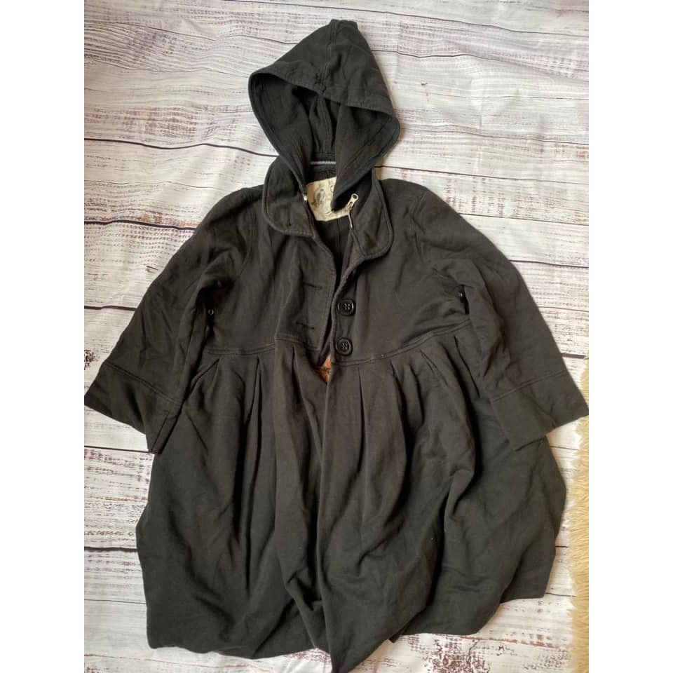 Free People Free People Black Hooded Jacket Size M Size M / US 6-8 / IT 42-44 - 1 Preview