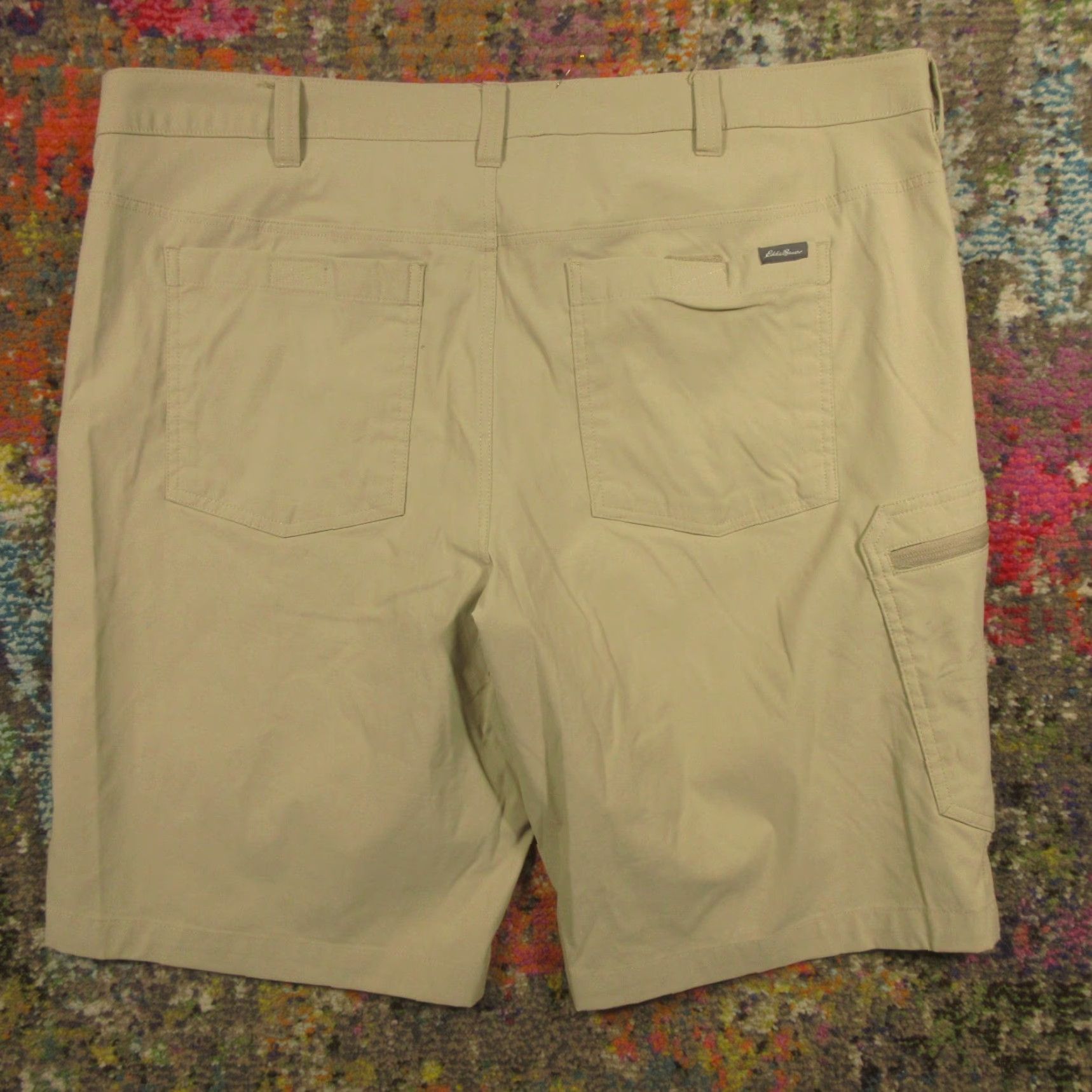 Eddie Bauer Eddie Bauer Hiking Shorts Mens 40 Tan Pereforman Nylon Stretch Zip Cargo Pocket Size US 40 / EU 56 - 3 Thumbnail