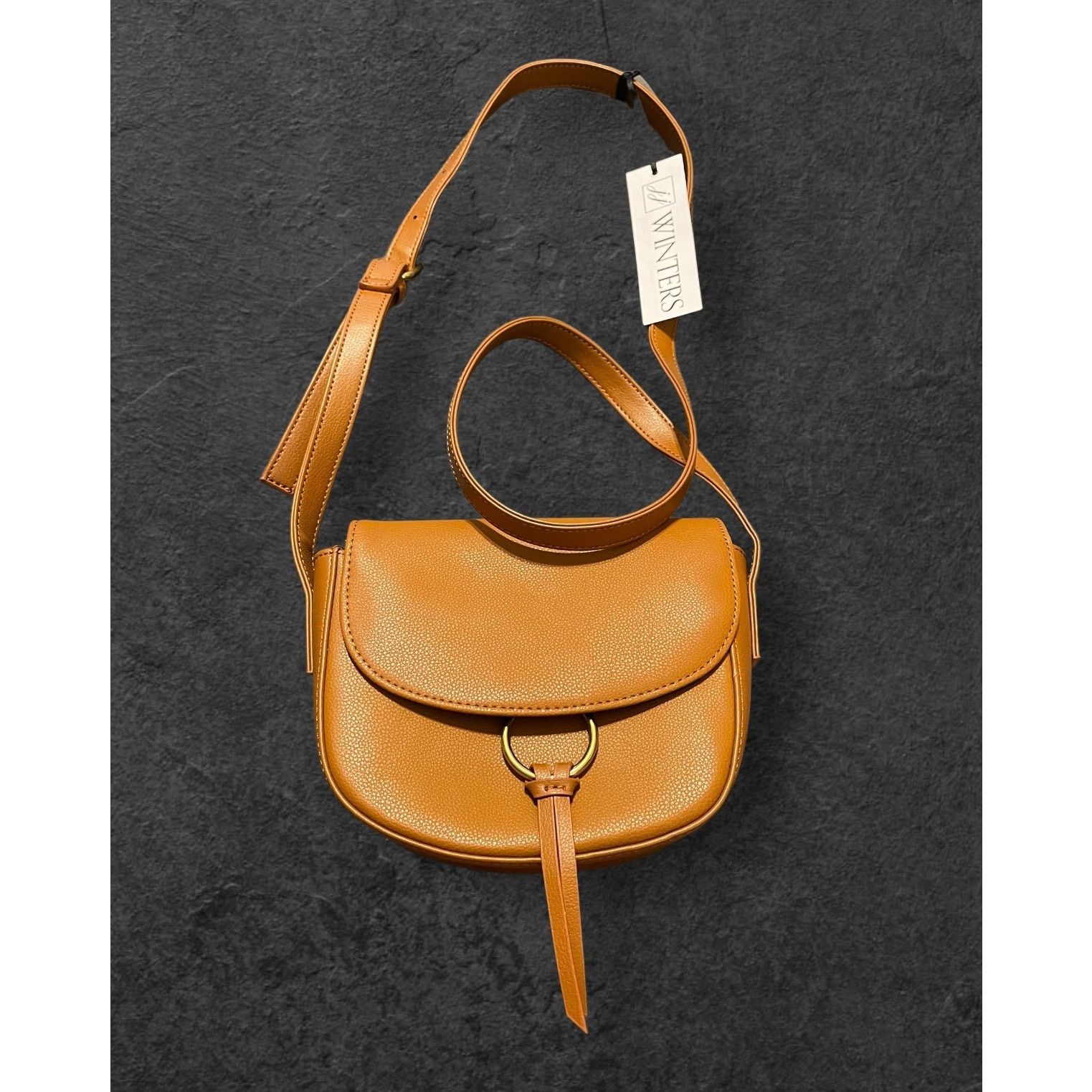 Unknown London JJ Winters Ivy Versatile Crossbody Leather Tan Handbag Purse Size ONE SIZE - 1 Thumbnail