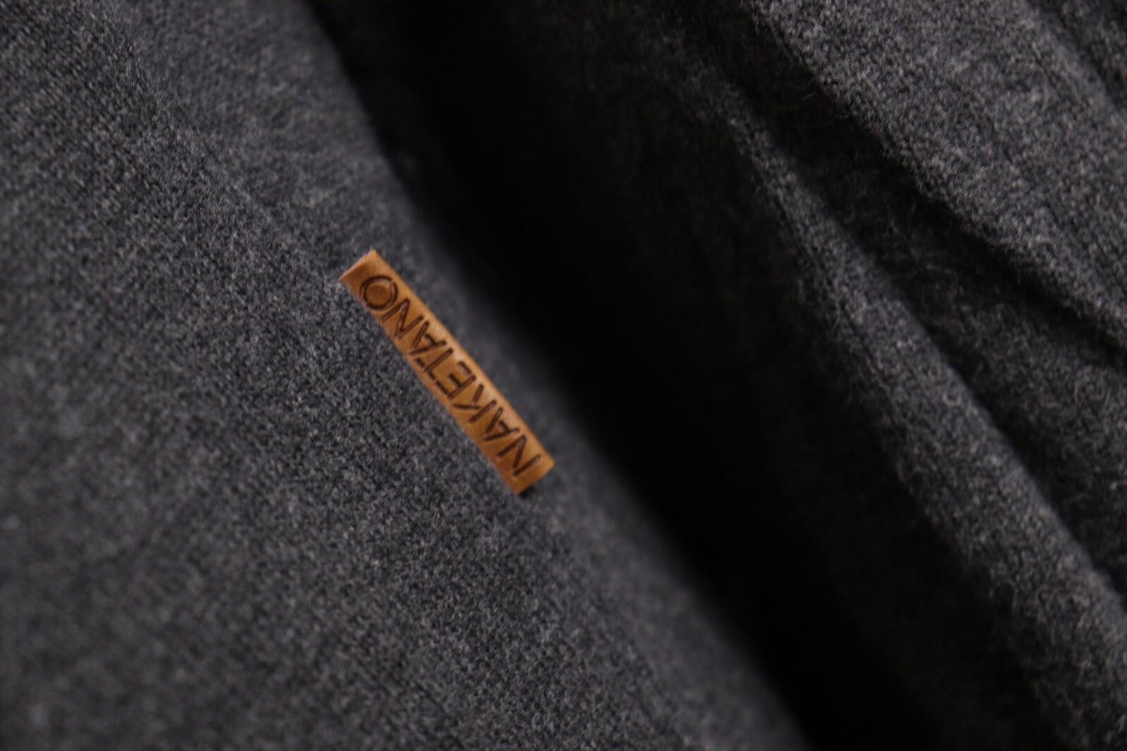 Naketano Naketano World Gray Cotton Knit Long Sleeve Sweater Size L Size US L / EU 52-54 / 3 - 5 Thumbnail
