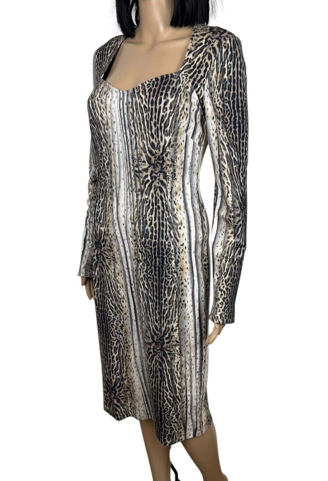 Cavalli Class × Roberto Cavalli Roberto Cavalli Class Dress Animal Print Knee Length IT44 Size M / US 6-8 / IT 42-44 - 5 Thumbnail