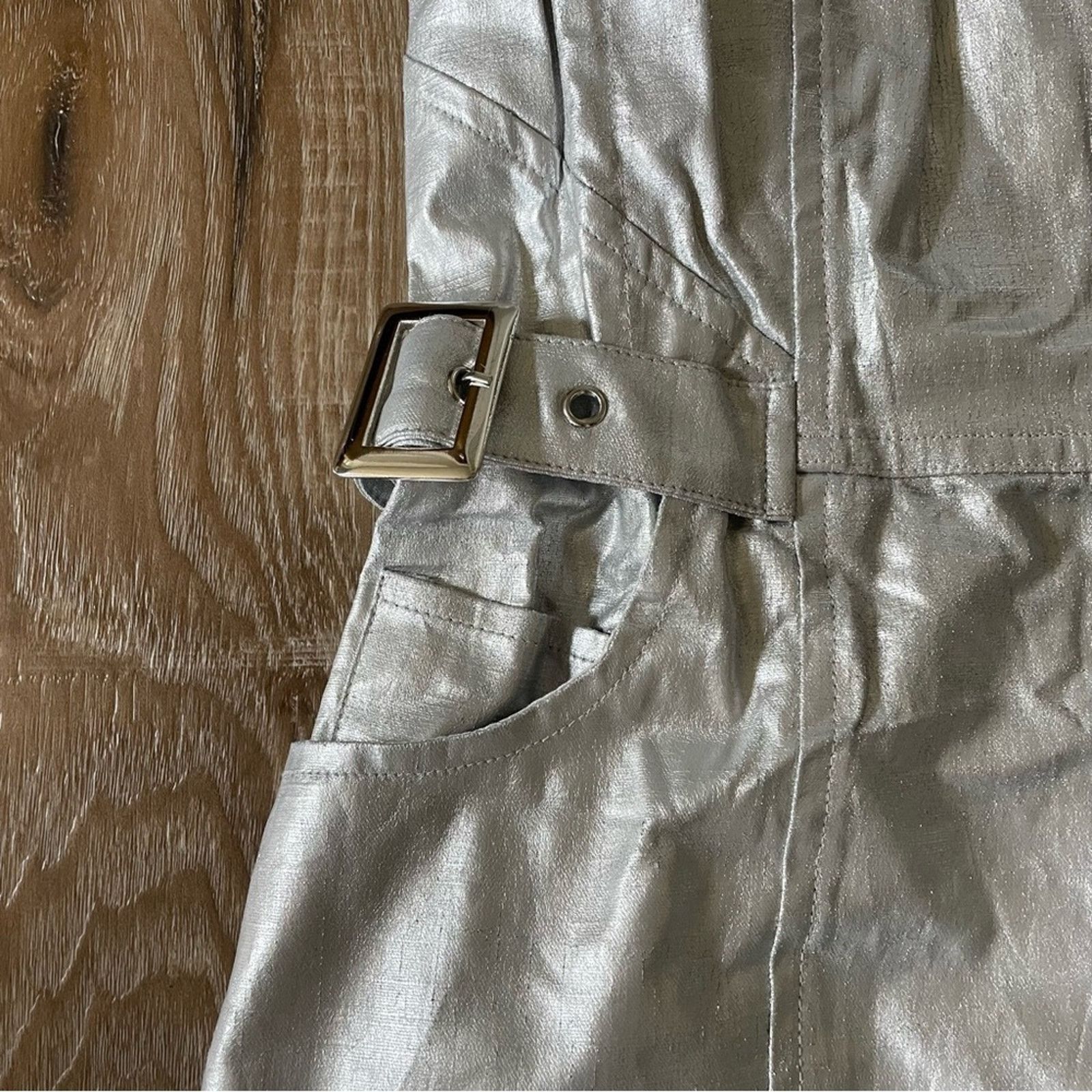 Urban Outfitters Urban Outfitters Yara Metallic Strapless Romper M Size 28" / US 6 / IT 42 - 3 Thumbnail