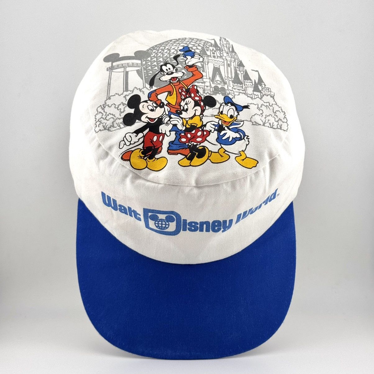 Disney Vintage Walt Disney World Cap Mickey Minnie Donald Goofy Hat Size ONE SIZE - 1 Thumbnail
