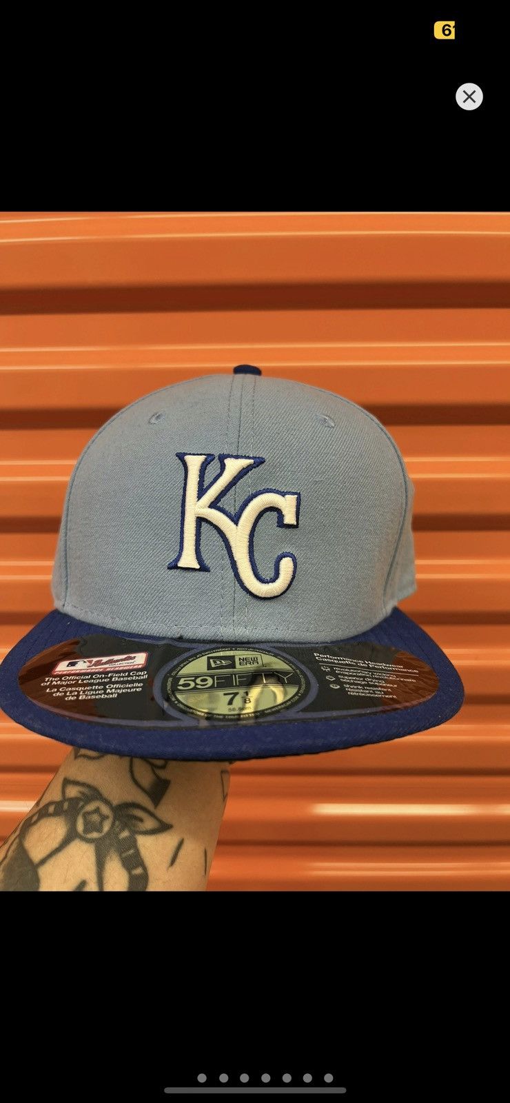 New Era ***FINAL DROP***RARE BNWT KANAS CITY ROYALS FITTED 7 1/4 Size ONE SIZE - 1 Thumbnail