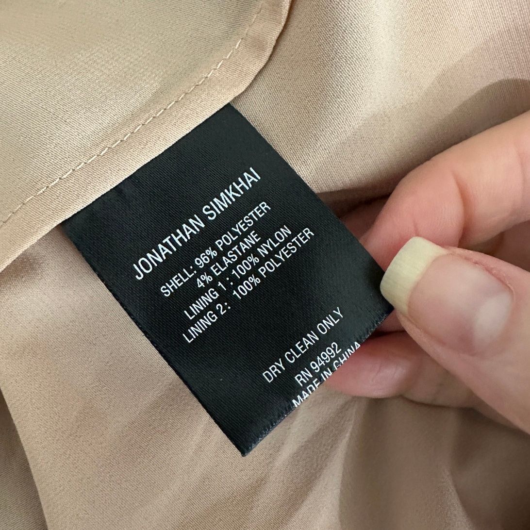Jonathan Simkhai Jonathan Simkhai Black Eyelet Nude Lining Puff Sleeve Mini 4 Size S / US 4 / IT 40 - 13 Thumbnail
