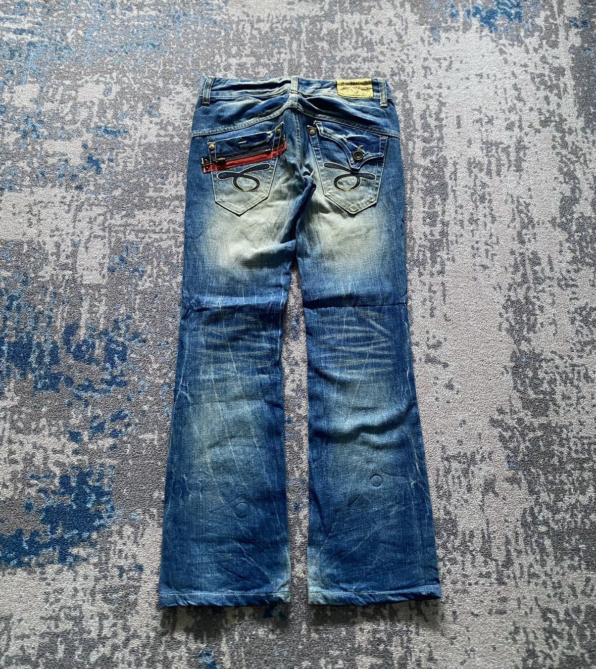 Hysteric Glamour × If Six Was Nine × Japanese Brand Japanes Red Pepper Flared Denim Size US 29 - 2 Thumbnail