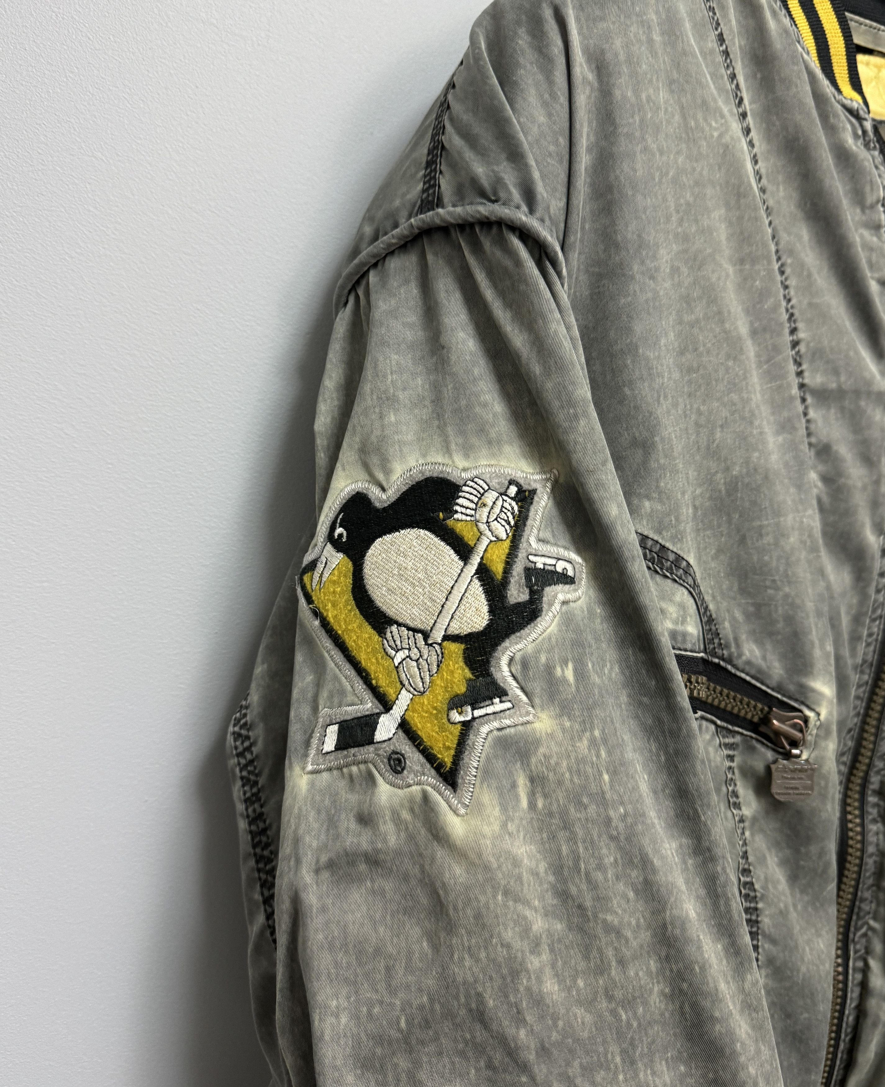 NFL Campri NHL Pittsburgh Penguins Bomber Jacket Big Logo Size L Size US L / EU 52-54 / 3 - 7 Thumbnail