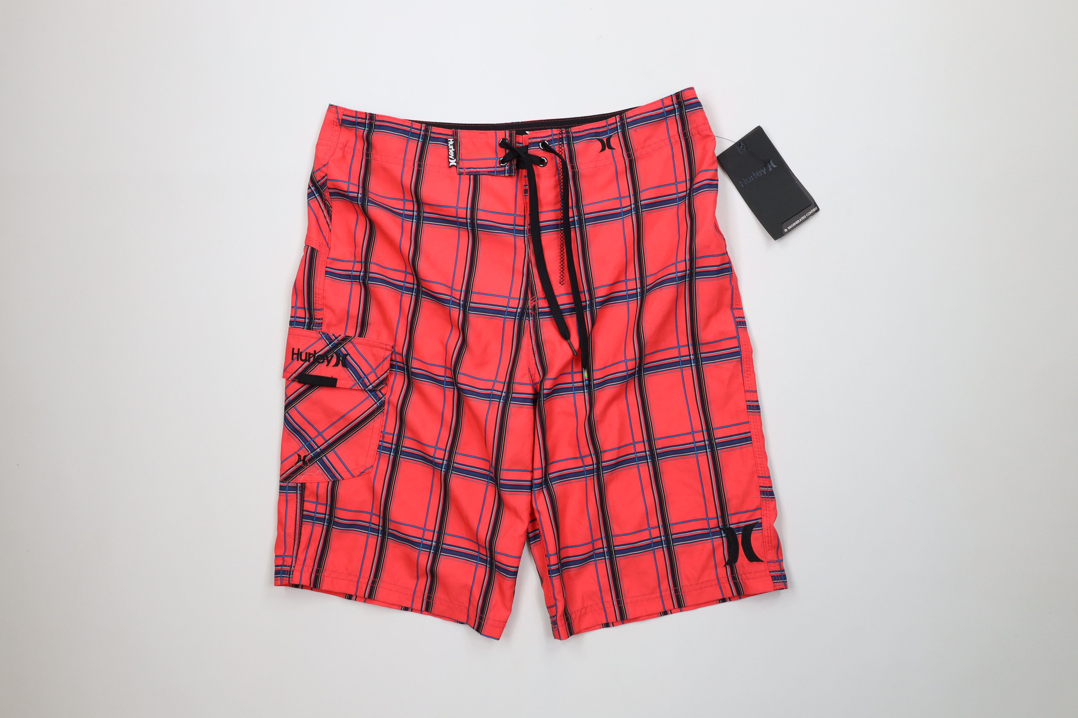 Hurley New Hurley Surfing Swimming Board Shorts Trunks Plaid Size US 31 - 1 Thumbnail