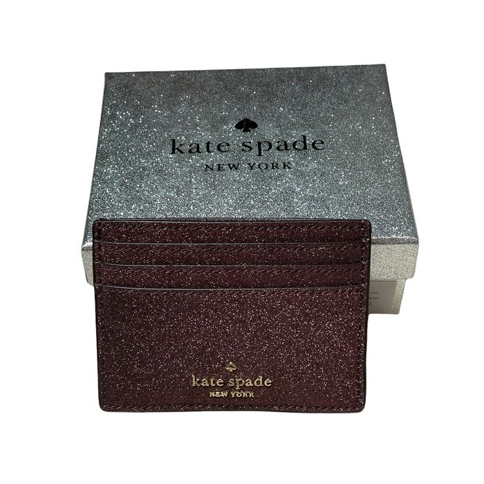 Lola glitter boxed online small slim card holder