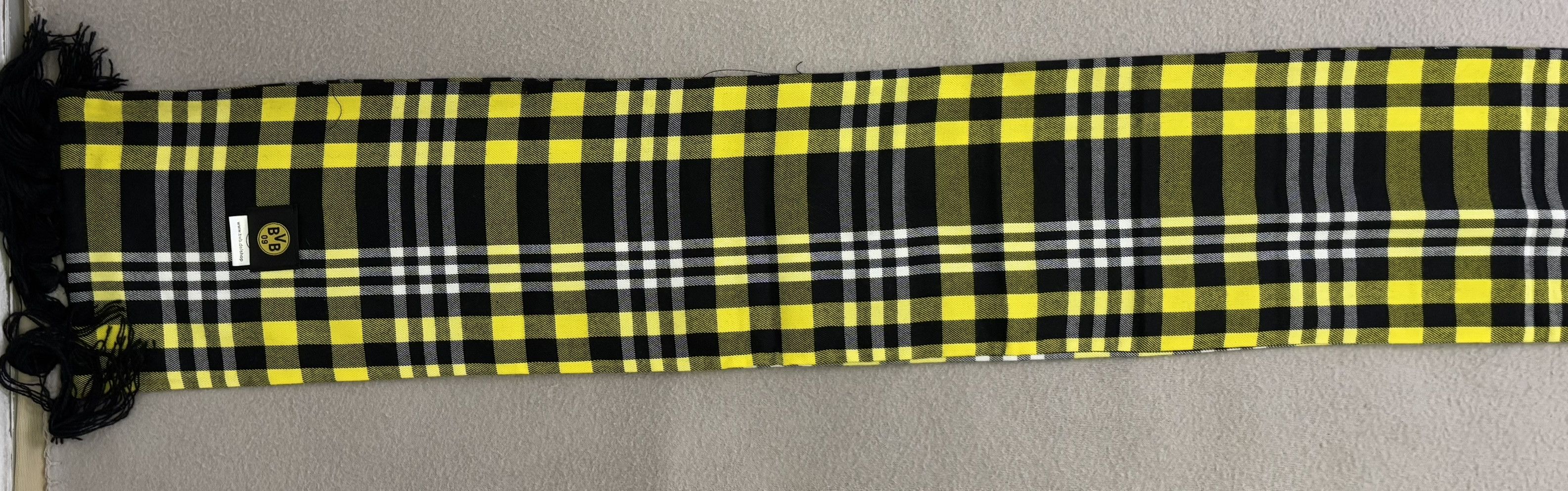 Other Borussia Dortmund Checkered Scarf Size ONE SIZE - 8 Thumbnail