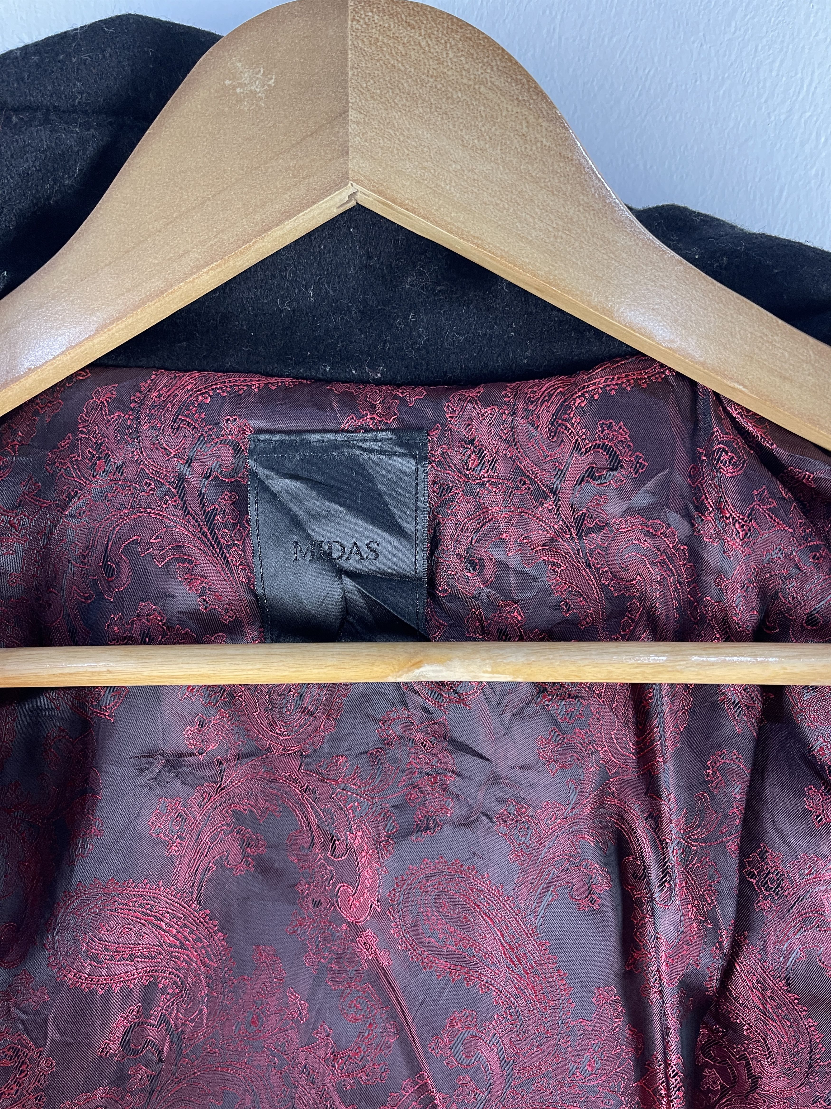 Japanese Brand MIDAS Studded Double-Breasted Pea Coat Jacket Size US S / EU 44-46 / 1 - 14 Thumbnail