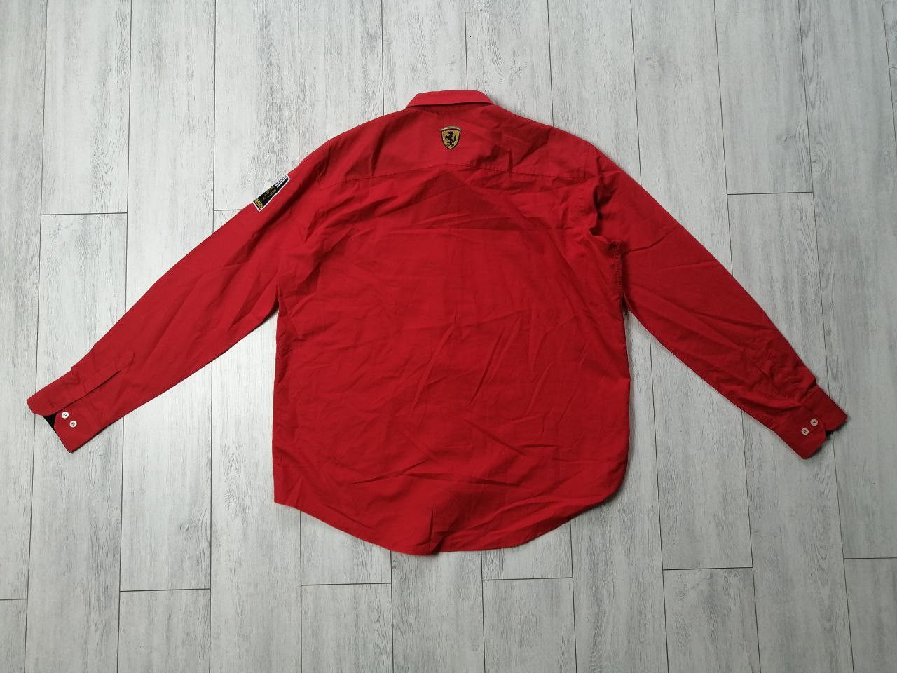 Ferrari × La Martina La Martina Buenos Aires & Ferrari Polo Team Red Shirt Size US XL / EU 56 / 4 - 4 Thumbnail