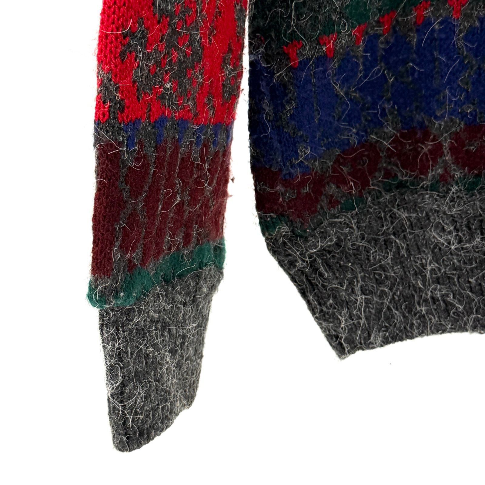 Vintage Vintage 80s Version Original Patterned Crewneck Sweater Size US L / EU 52-54 / 3 - 4 Thumbnail