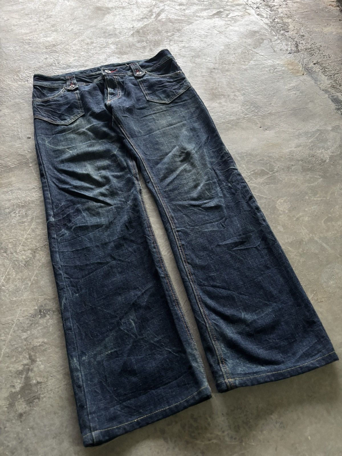 20471120 × Hysteric Glamour × Japanese Brand japanese dope design with sick faded wash punk grunge gothic Size US 35 - 11 Thumbnail