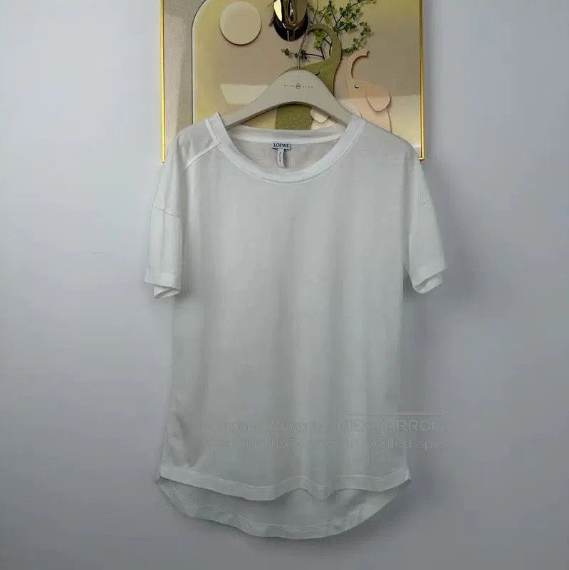 Loewe Loewe Summer White Cotton T-Shirt . Size M / US 6-8 / IT 42-44 - 1 Thumbnail