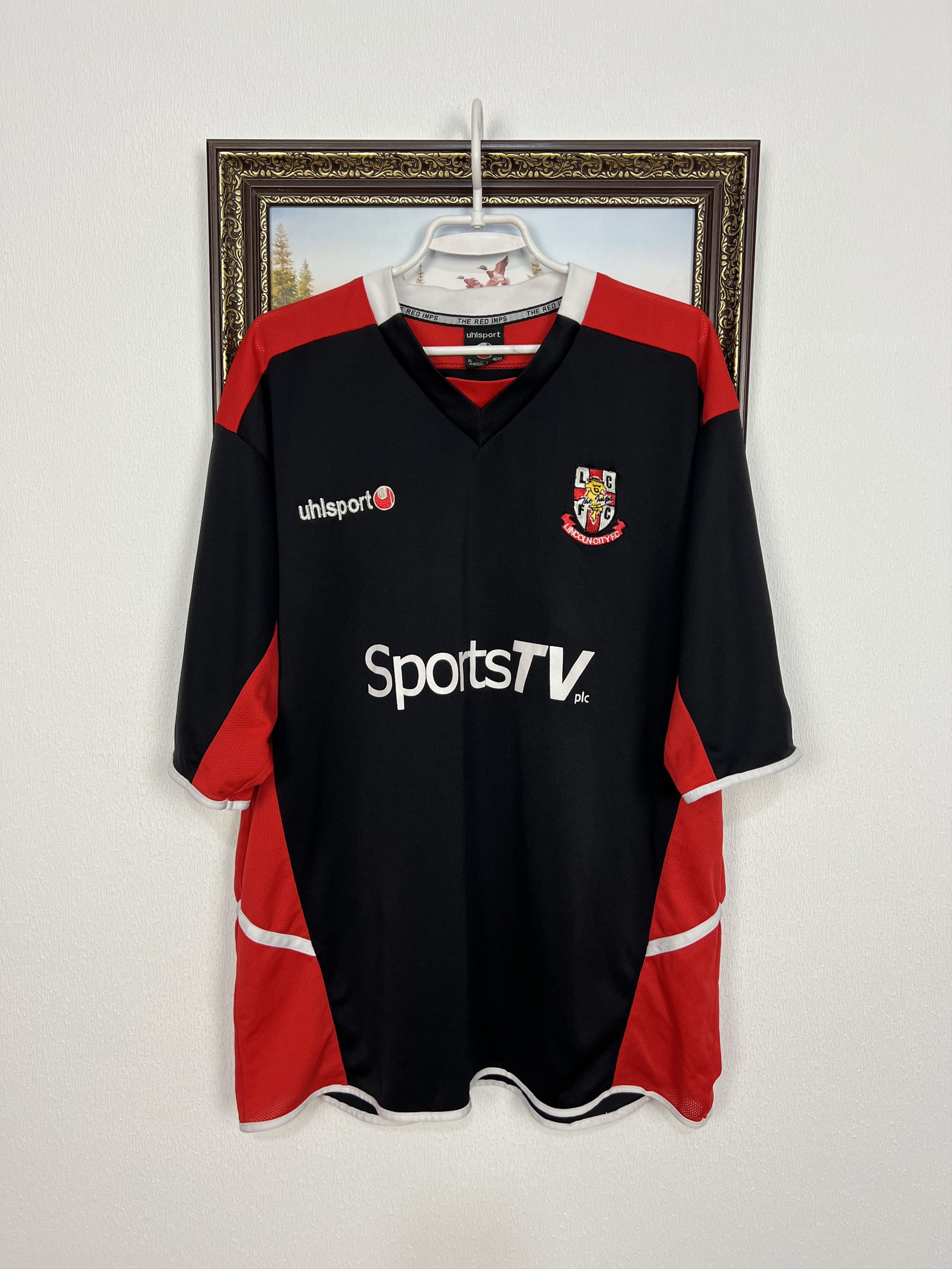 Vintage Lincoln City Away football shirt 2006 Soccer Jersey Mens Size US XL / EU 56 / 4 - 1 Thumbnail