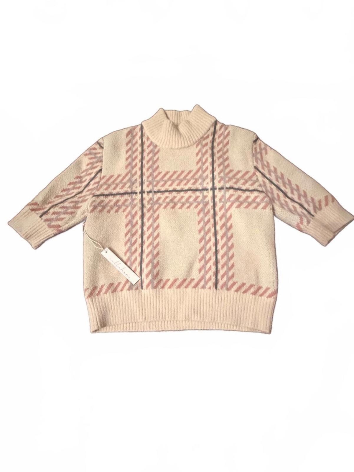 Callaway Callahan Plaid Turtleneck Sweater Pullover Size L / US 10 / IT 46 - 2 Thumbnail