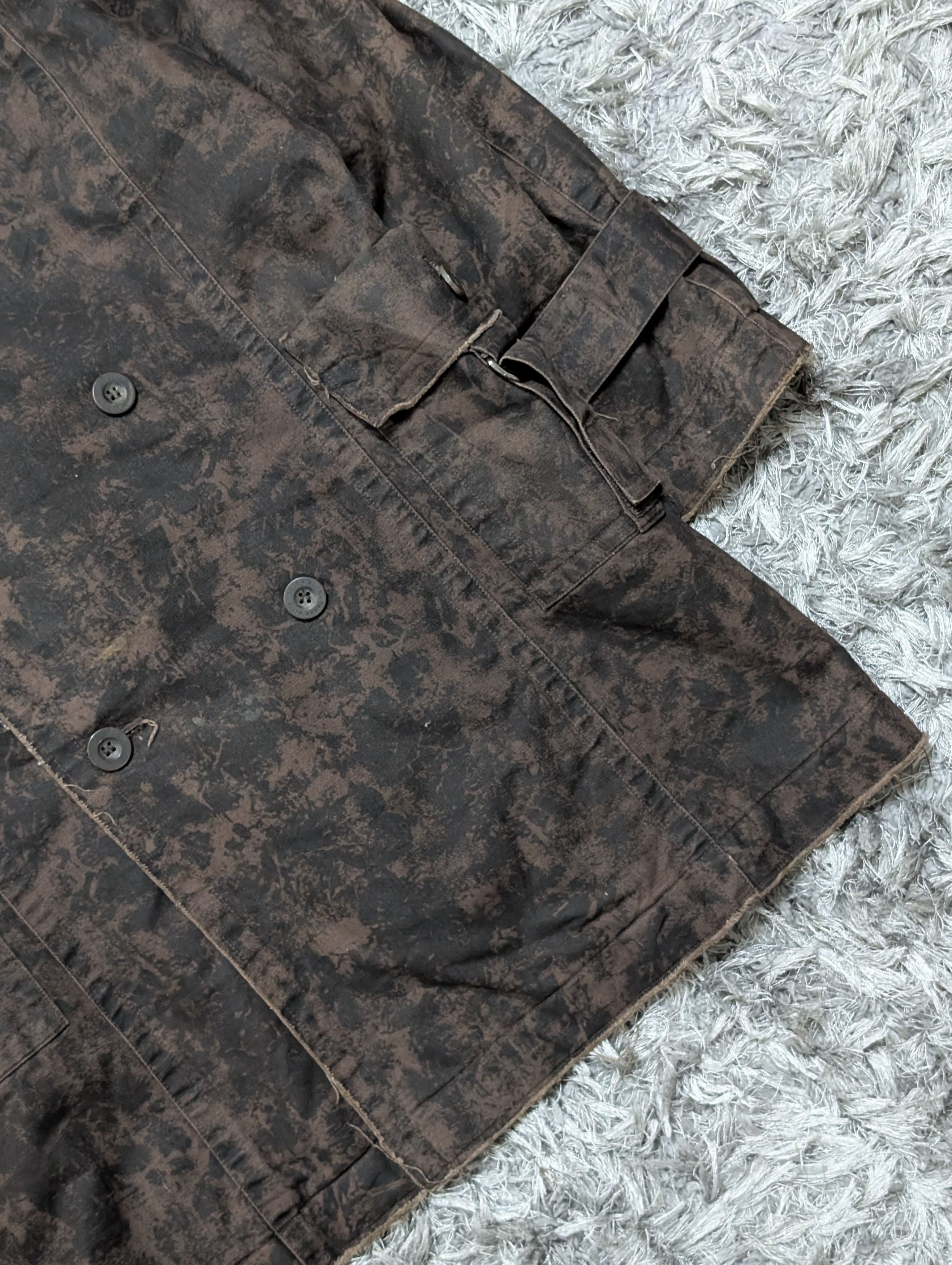 In The Attic In the Attic Dark Camo Distressed Double Breast Jacket Size US M / EU 48-50 / 2 - 4 Thumbnail